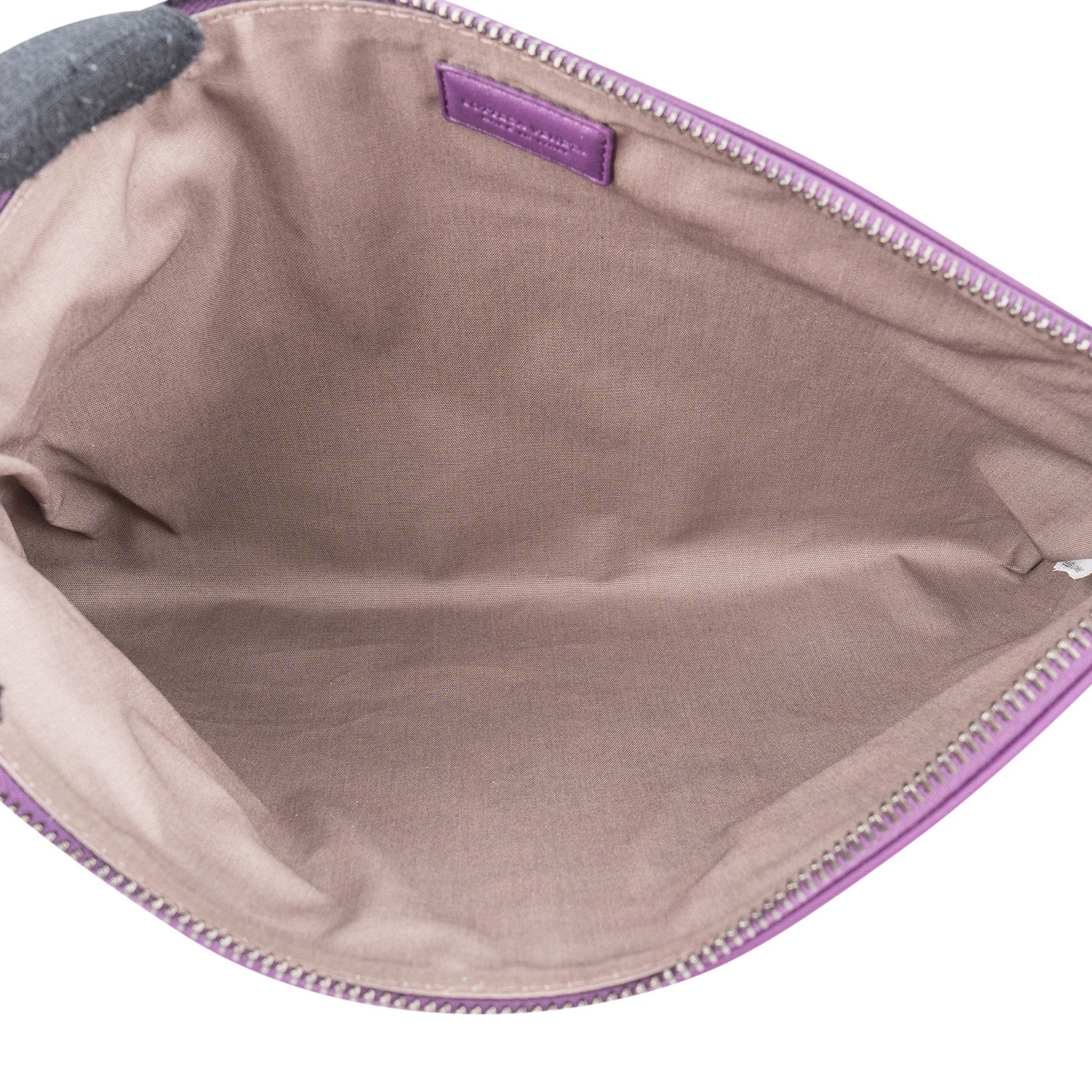 Bottega Veneta Purple Intrecciato Leather Clutch