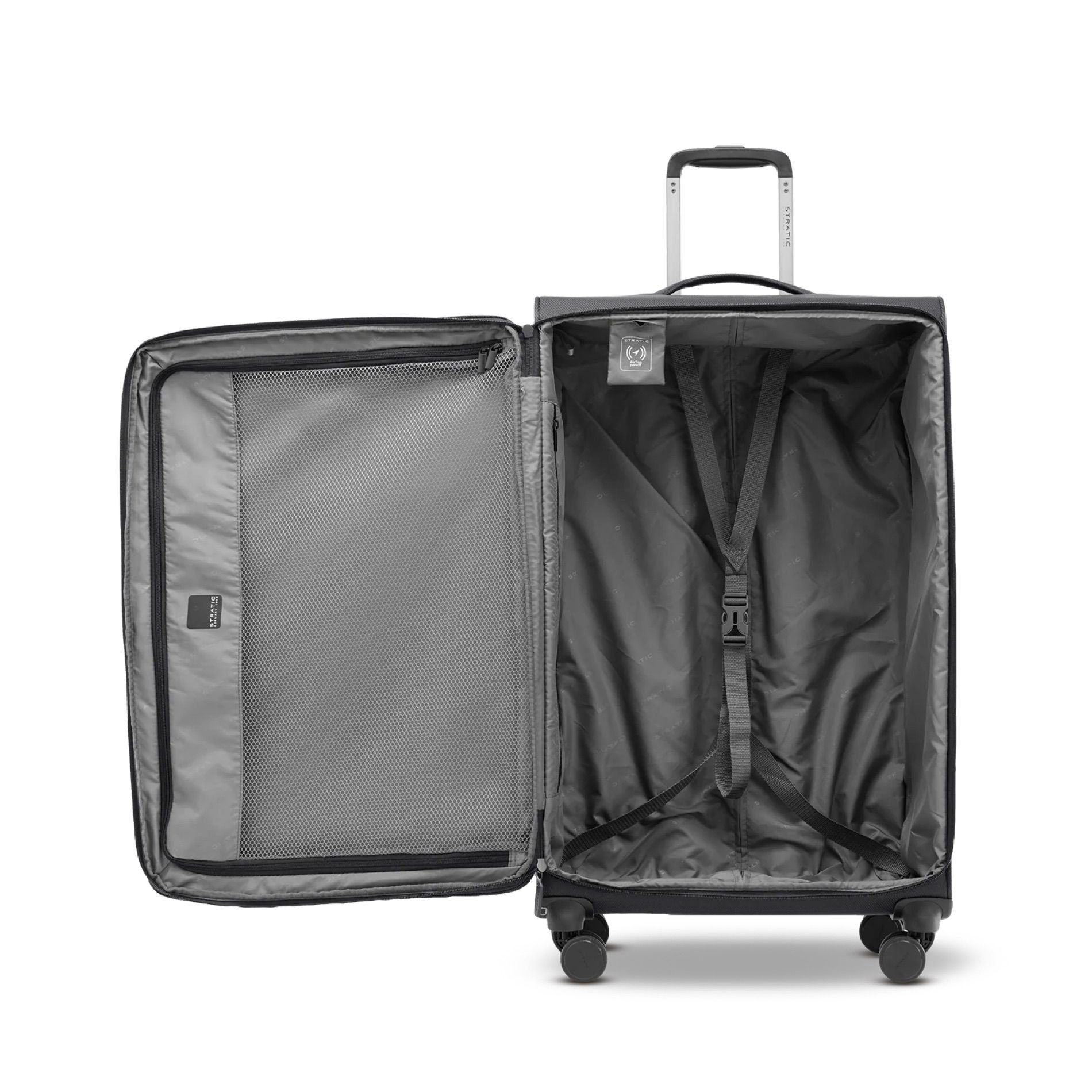 STRATIC LITE - Trolley L  (78cm) erweiterbar - Black