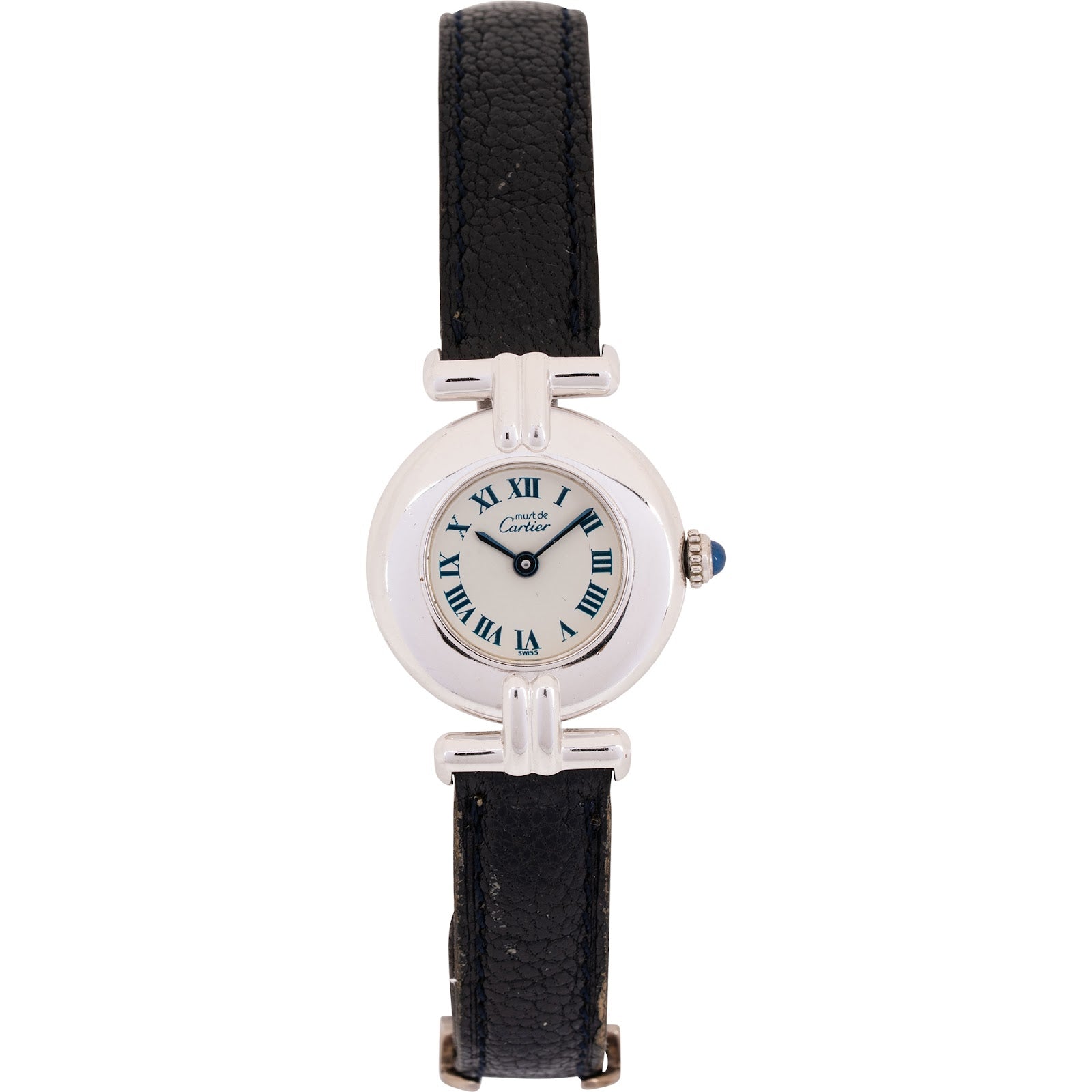 Cartier Silver Tone Must de Cartier Colisee Damenuhr