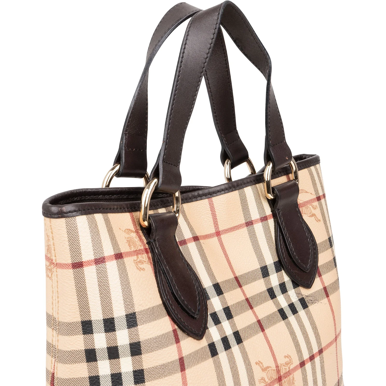 Burberry Nova Check Tote Handbag
