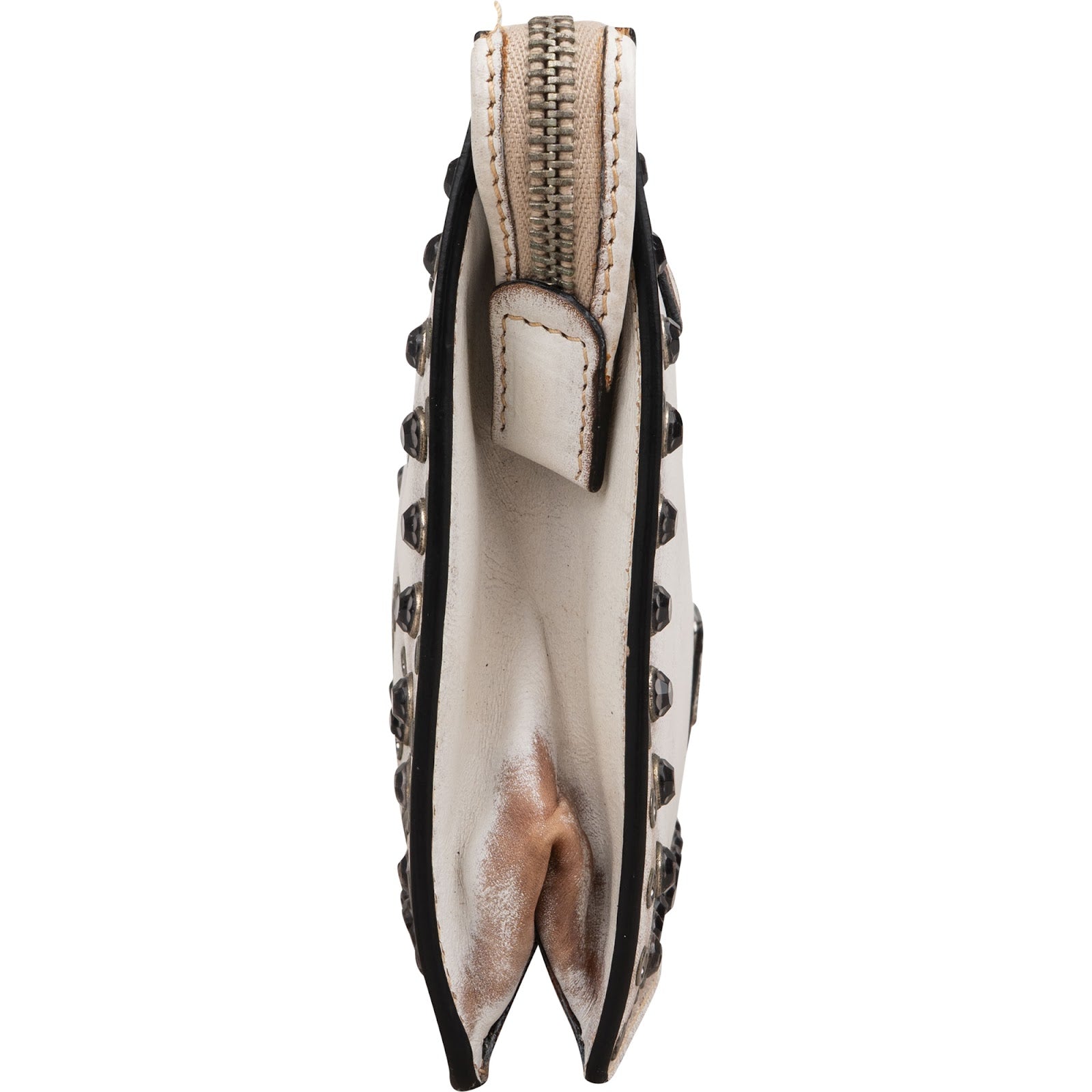 Prada Crystal Leather Clutch