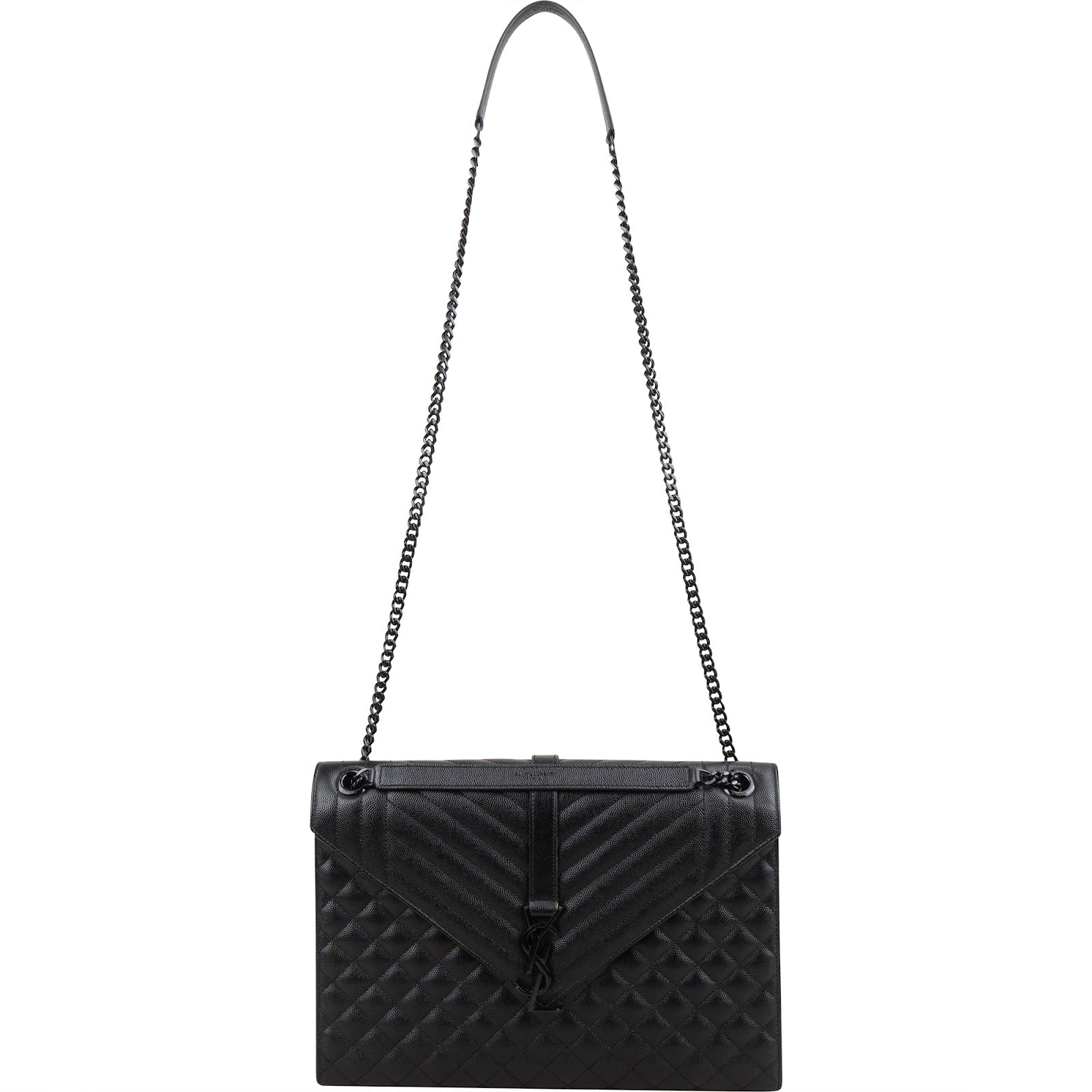 Sac à bandoulière grand format « Grain De Poudre Matelassé » d'Yves Saint Laurent