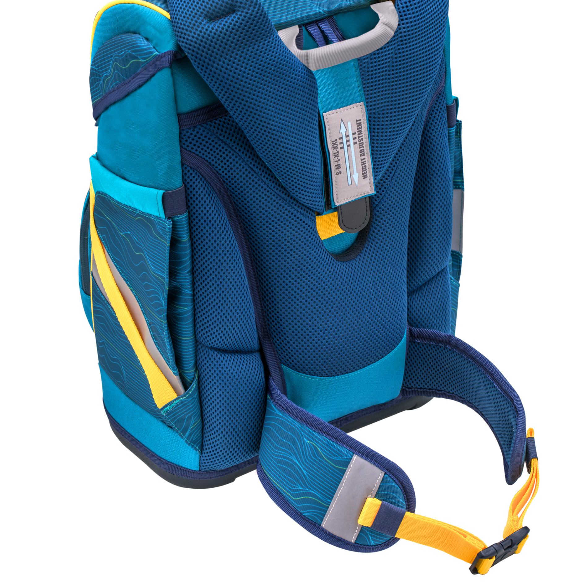 Smarty ergonomisches Schulranzenset 5tlg. - Waves Orange