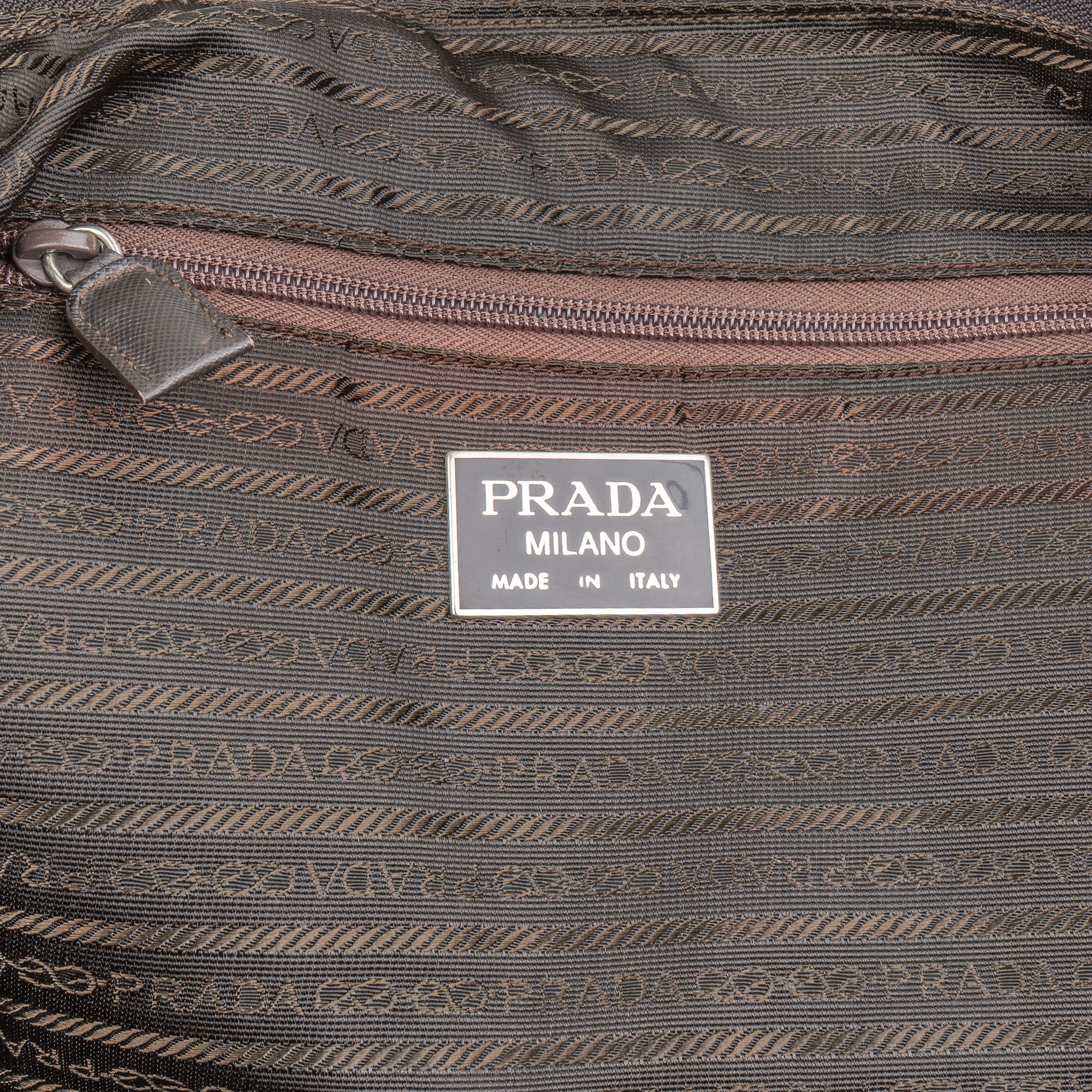 Prada Nylon Triangle Duffle Bag 48