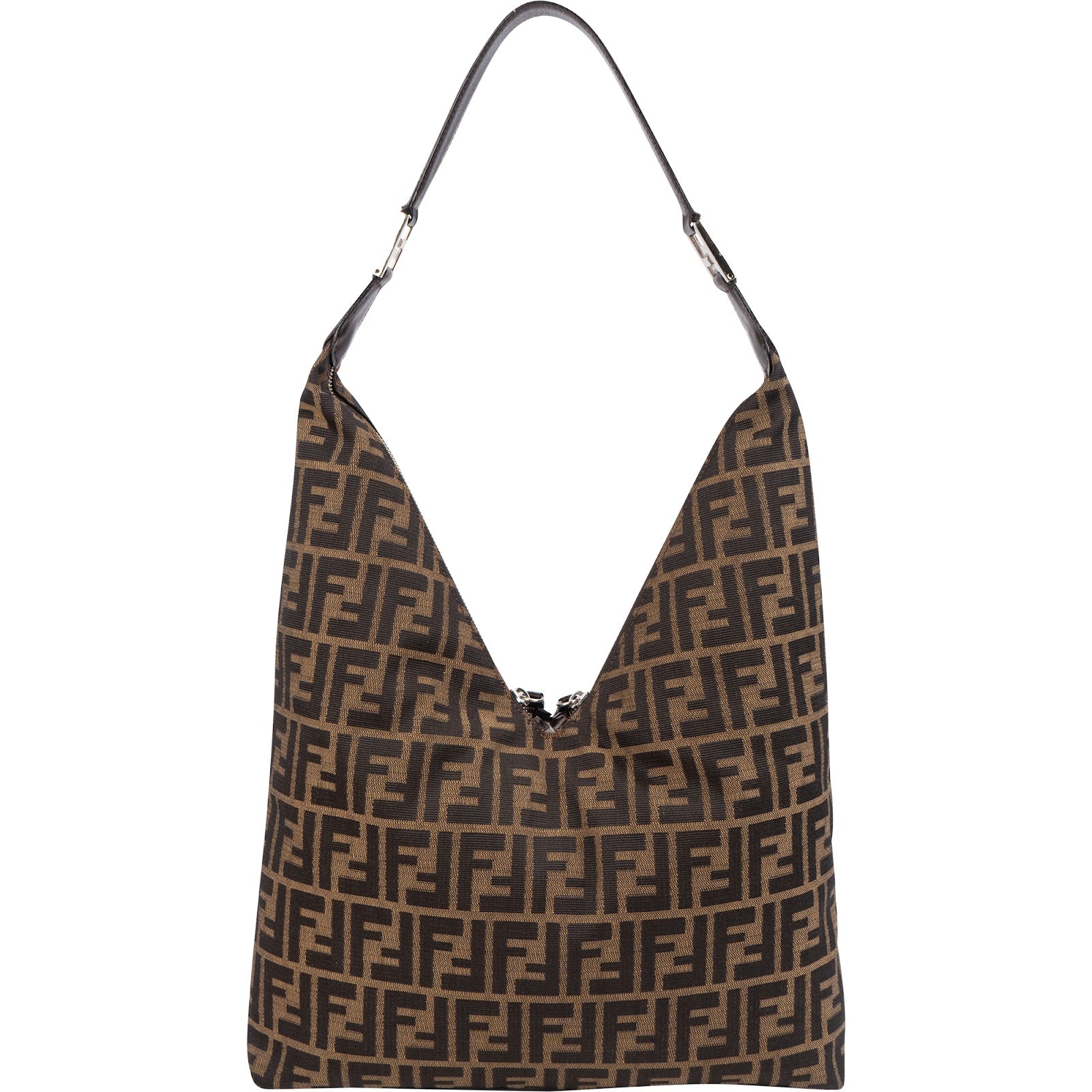 Fendi – Monogram FF Zucca shoulder bag