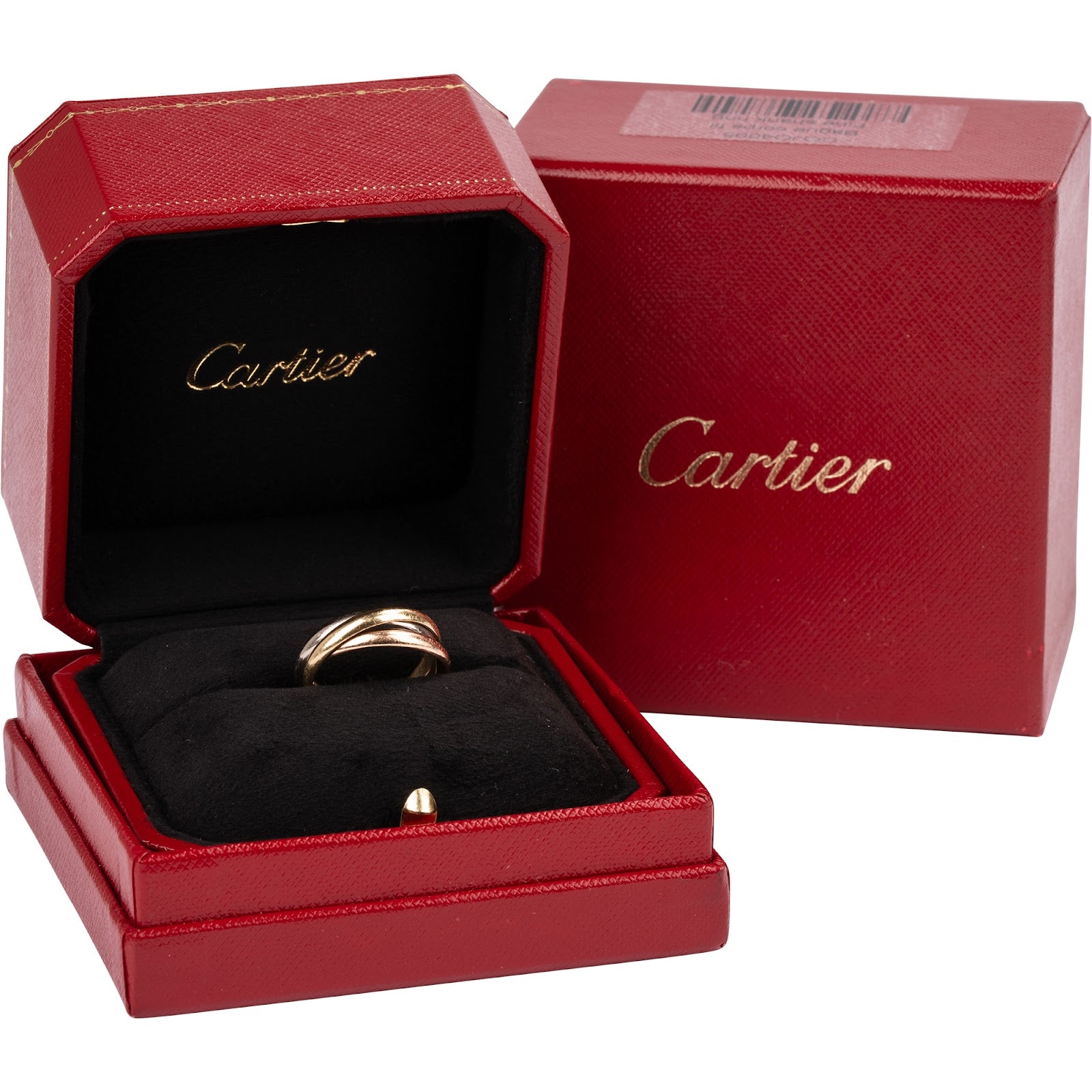 Cartier - Roségoud &amp; zilveren Trinity-ring (#55)