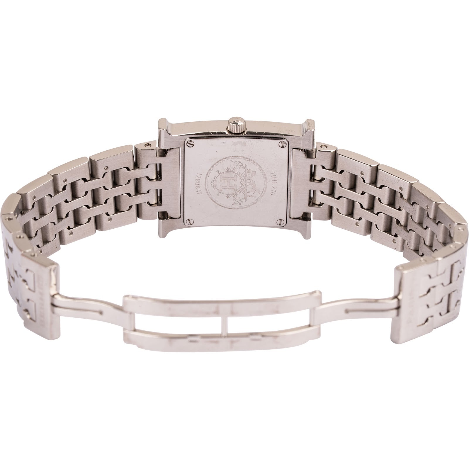 Hermès Silver Tone Heure H HH1.210 Damenuhr