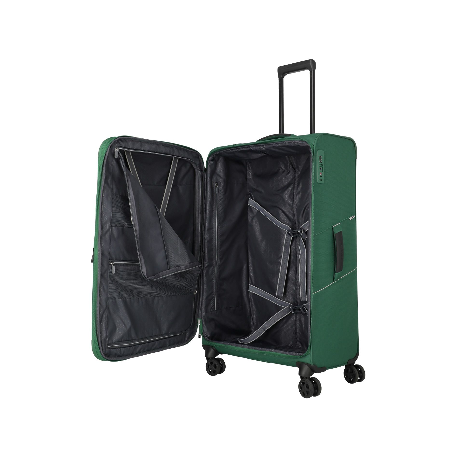 SKAII Trolley L (78 cm) erweiterbar - Green