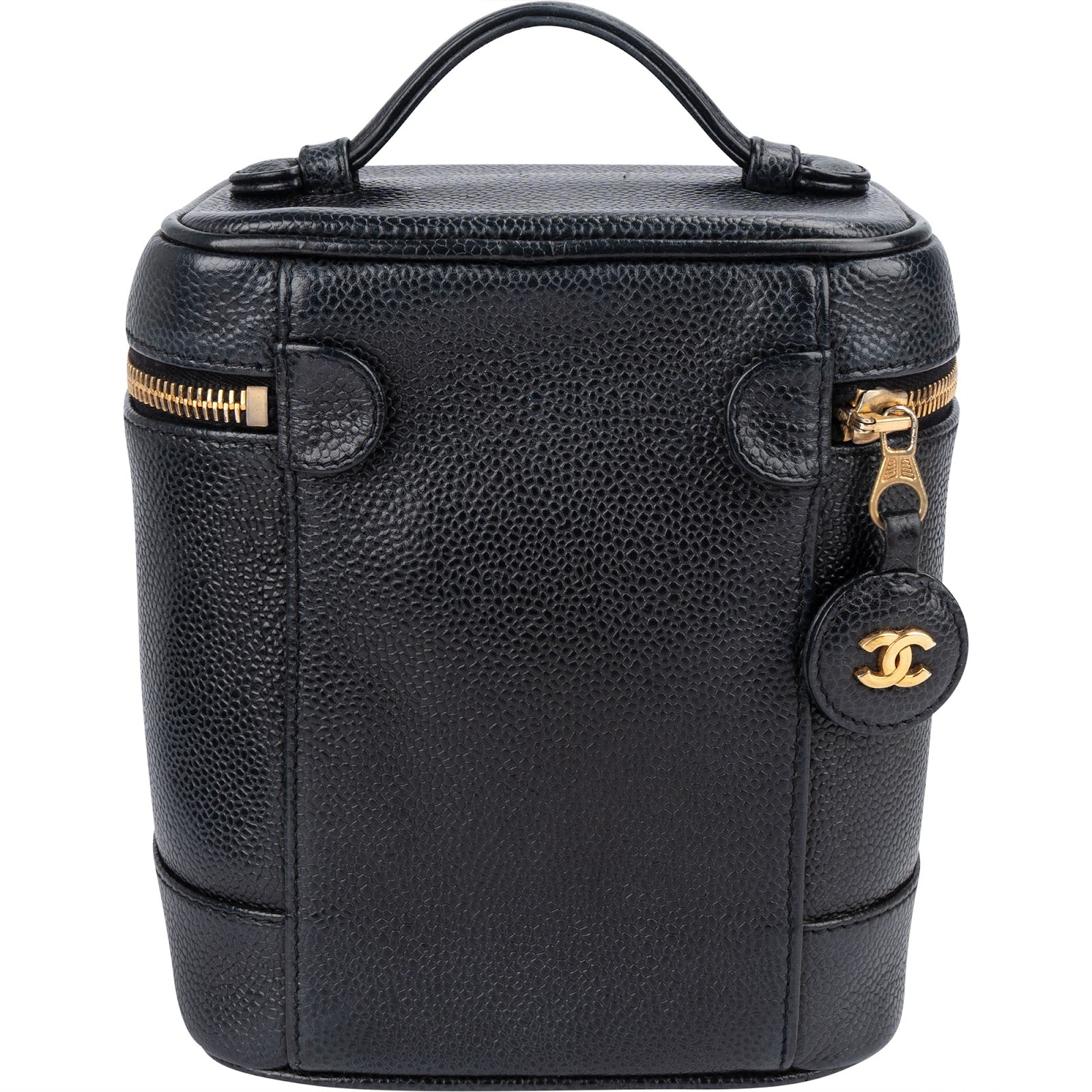 Chanel Caviar Leather CC Vanity Case