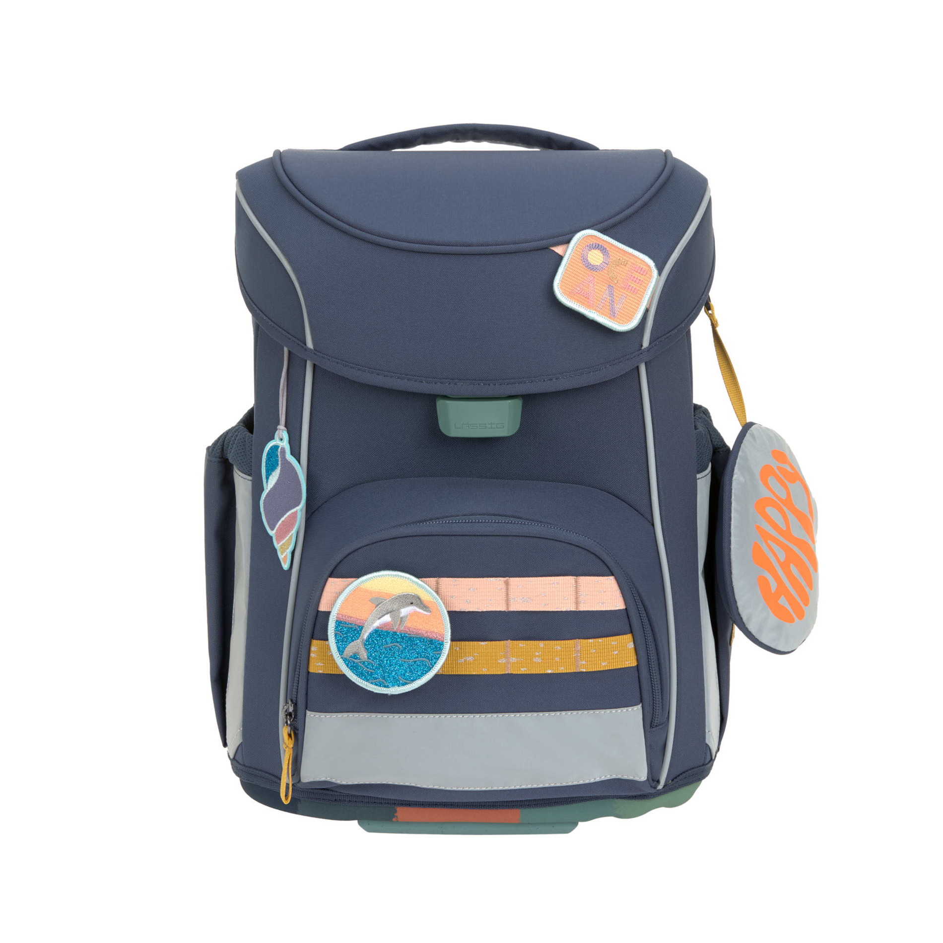 School Set Slim Unique Schulranzenset 6tlg. - navy