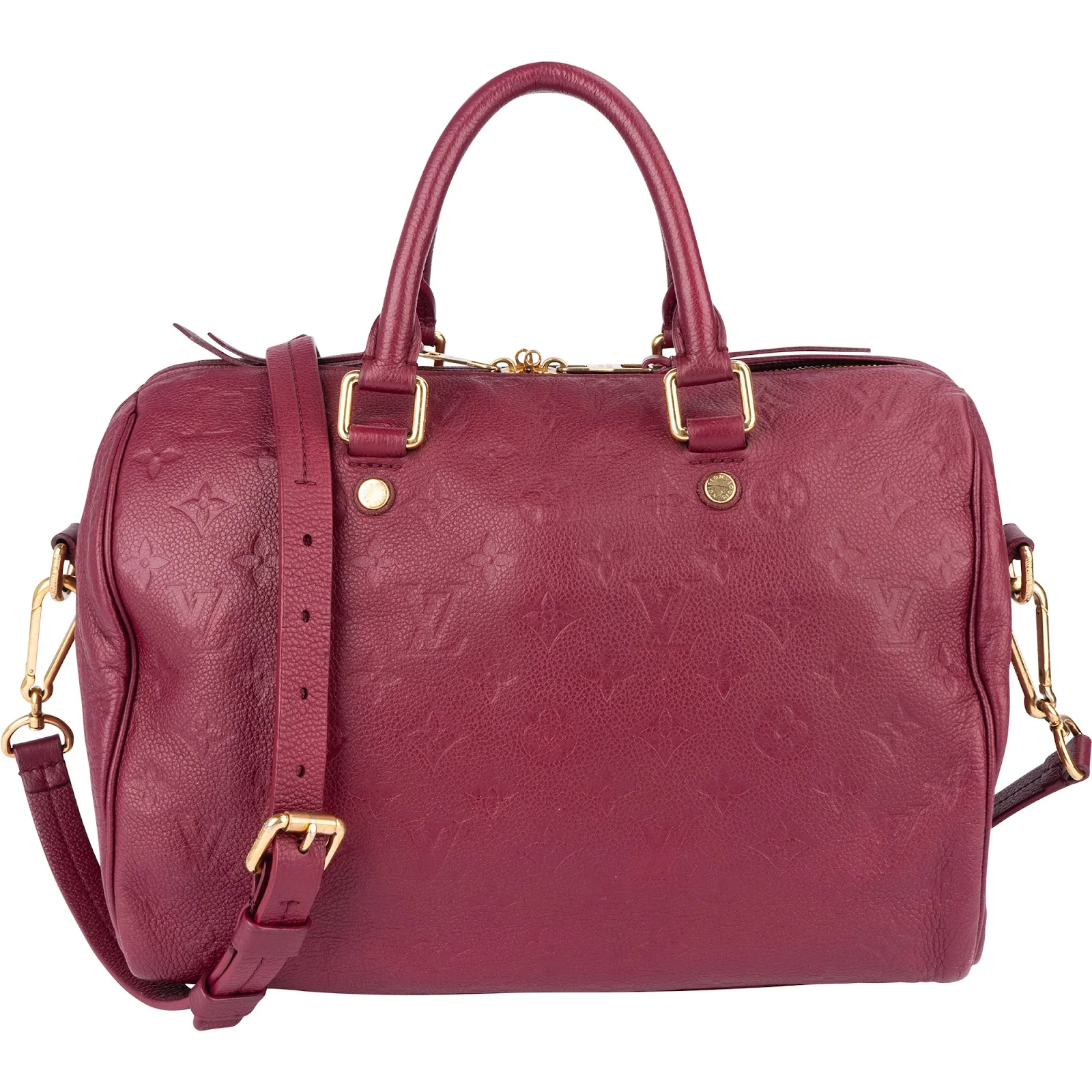 Louis Vuitton Monogram Empreinte Leather Speedy 30 Bandoulière Handbag