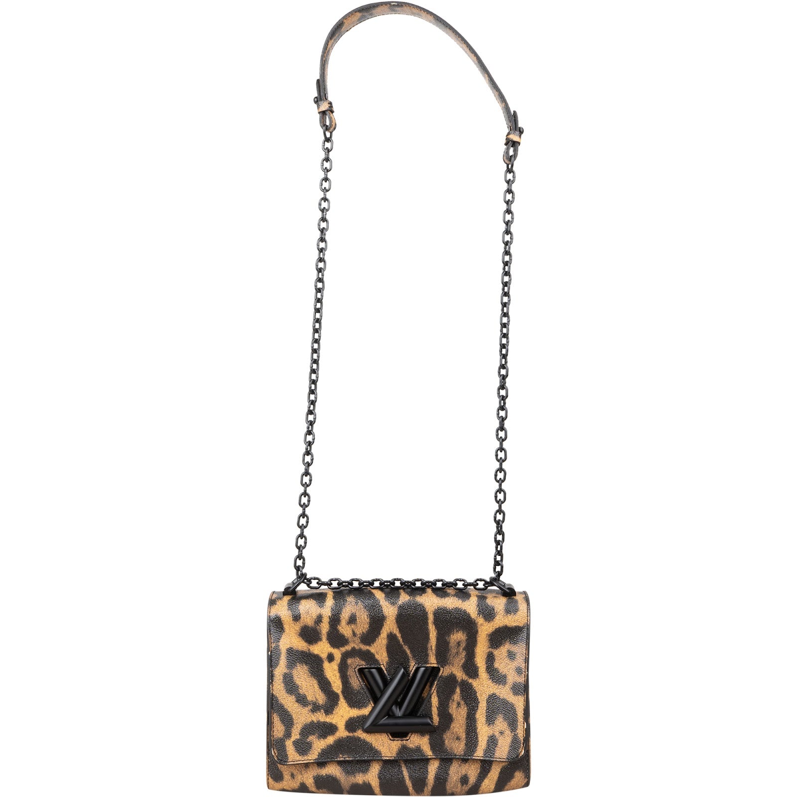 Louis Vuitton – Twist MM Crossbody Bag „Wild At Heart" Leopard Print
