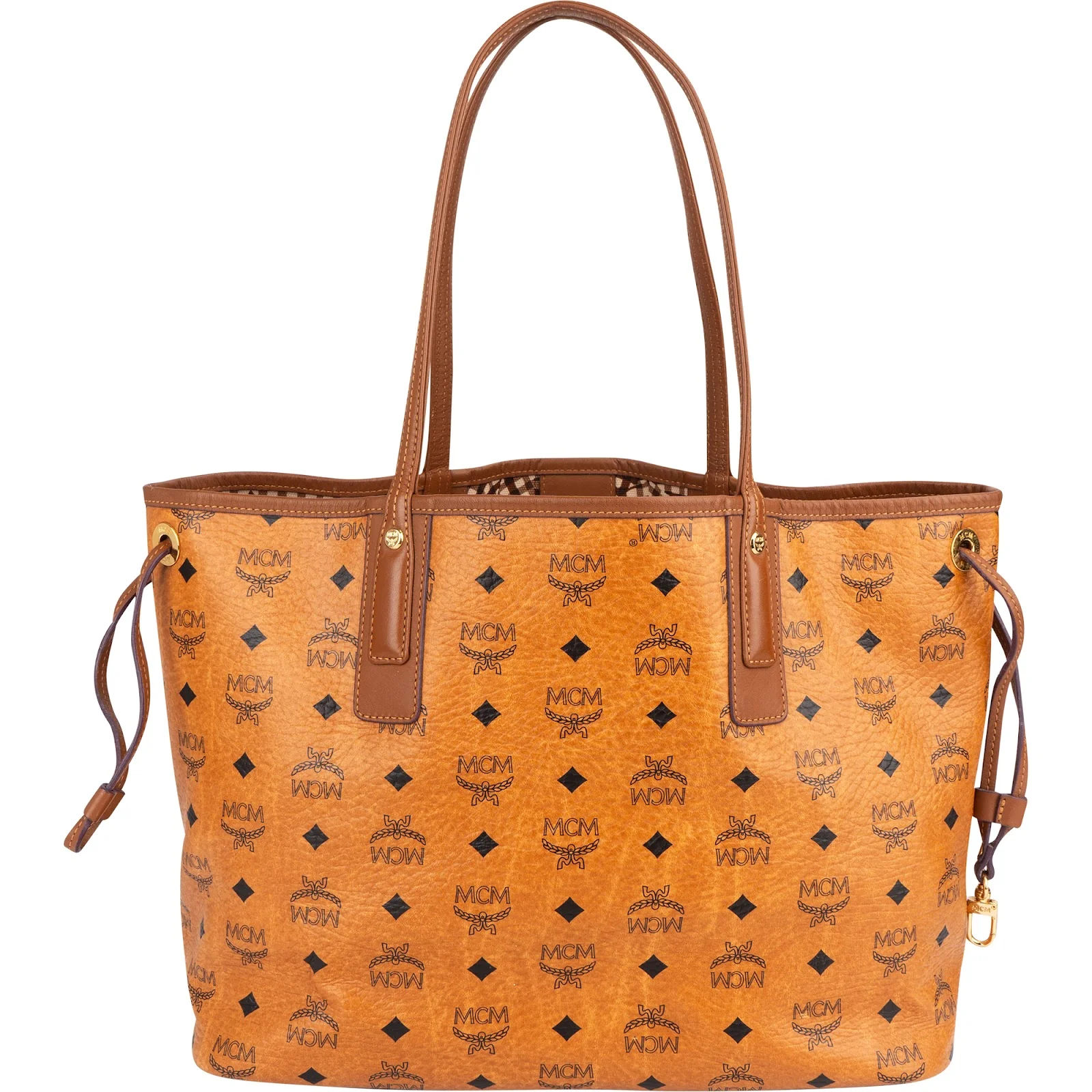 MCM Monogram Visetos Liz Shopper Shoulder Bag