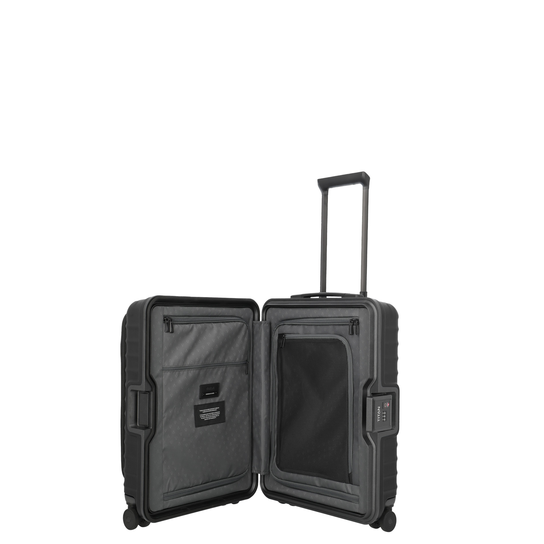 OVERSEAS Handgepäck S mit Vortasche (55 cm) - Nightshade black