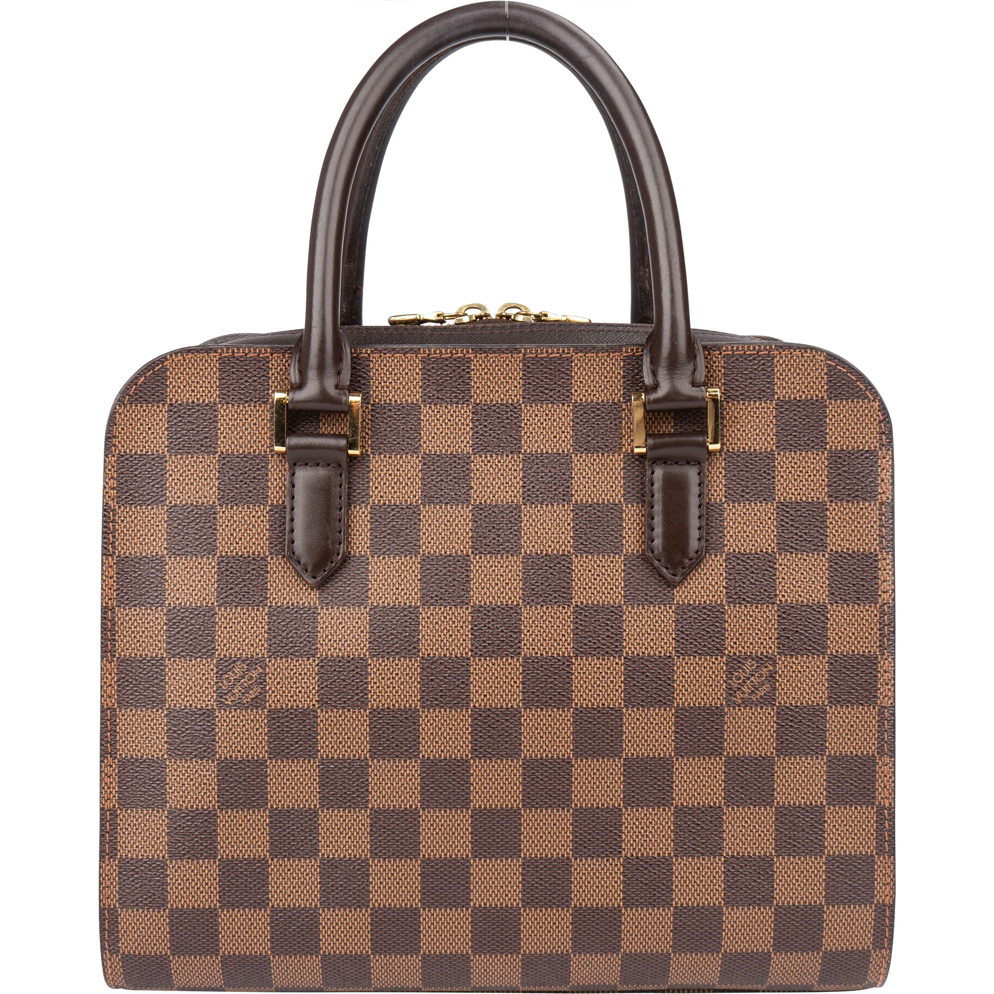 Louis Vuitton Damier Ebene Monogram Triana Handbag