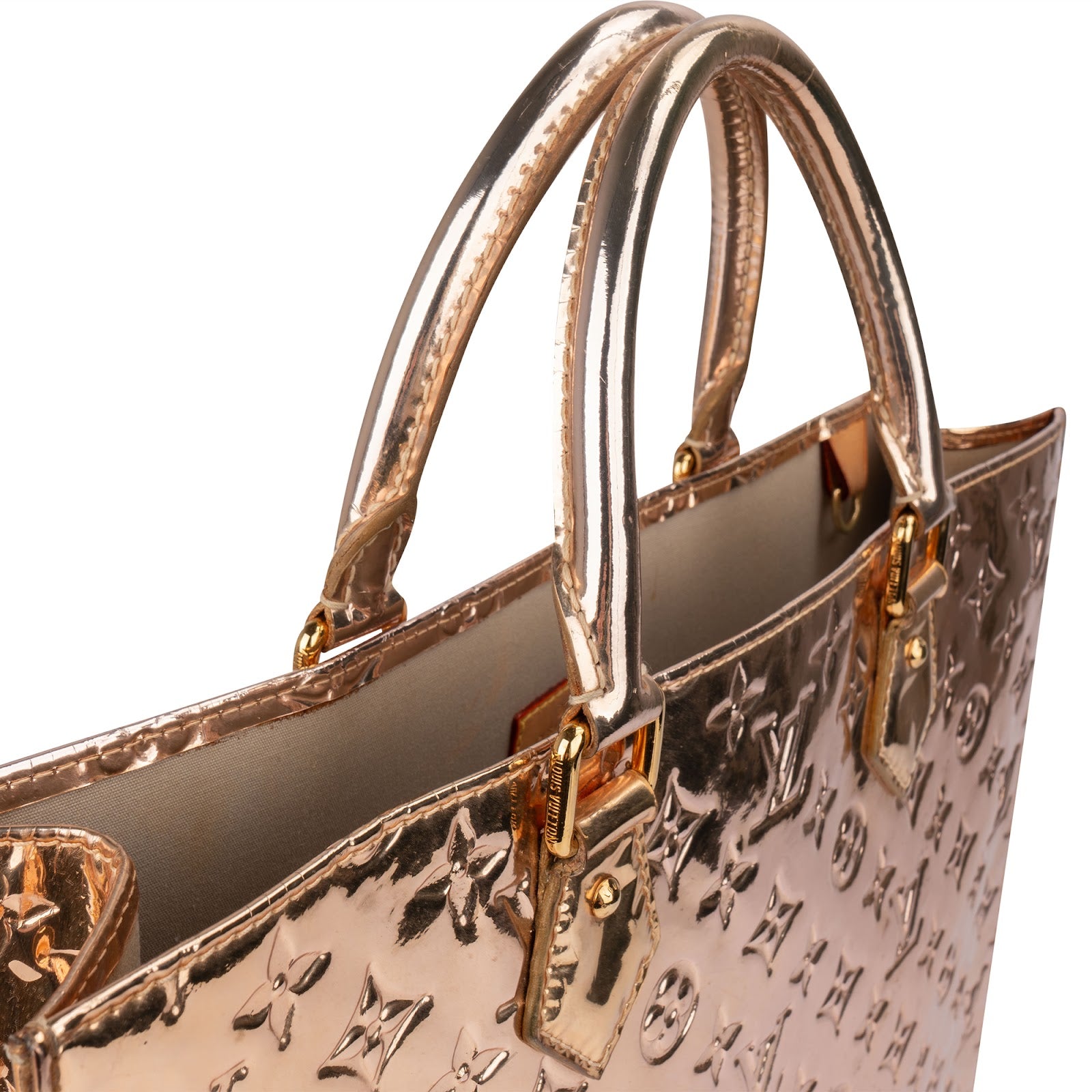Louis Vuitton Limited Monogram Miroir Metallic Sac Plat