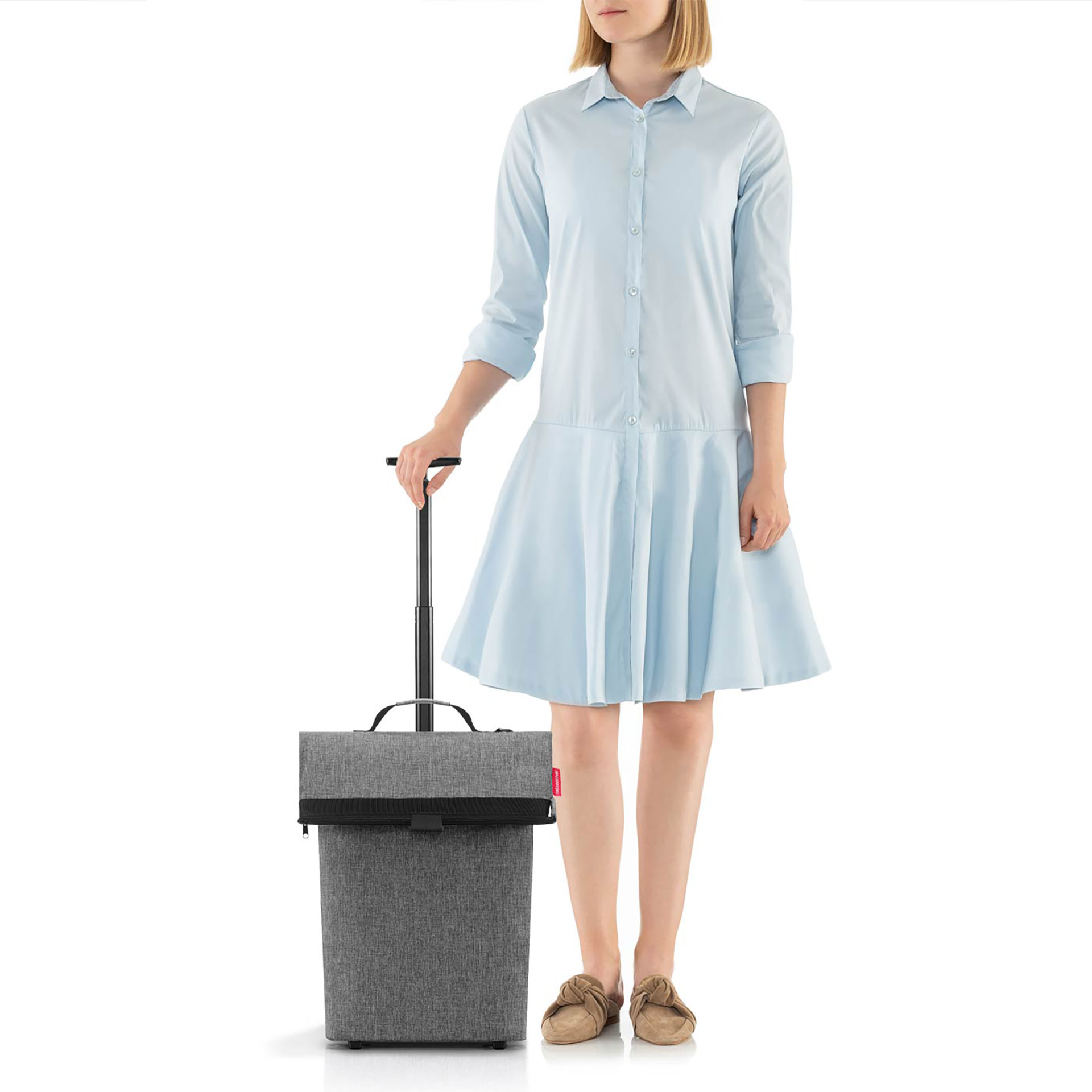 Alltagstrolley M - Twist silver