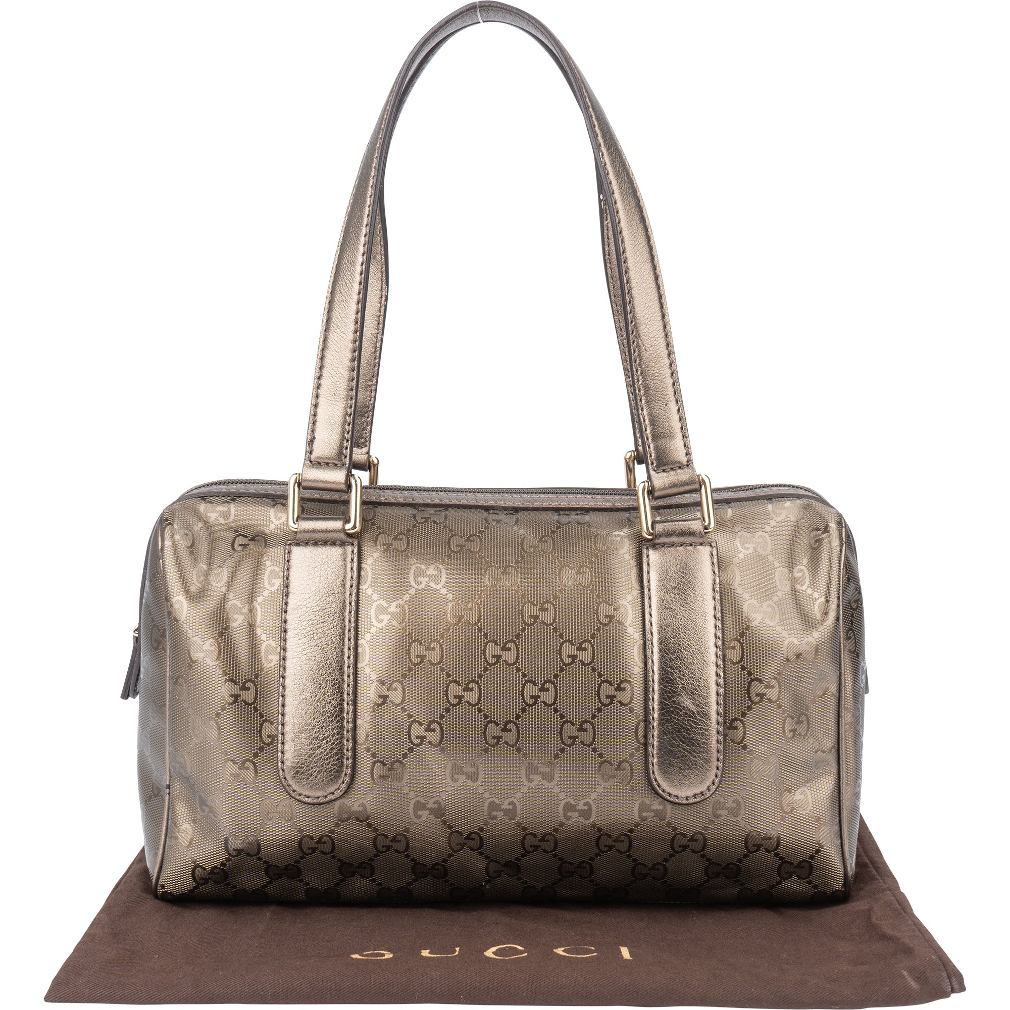 Gucci GG Monogram Boston Bag