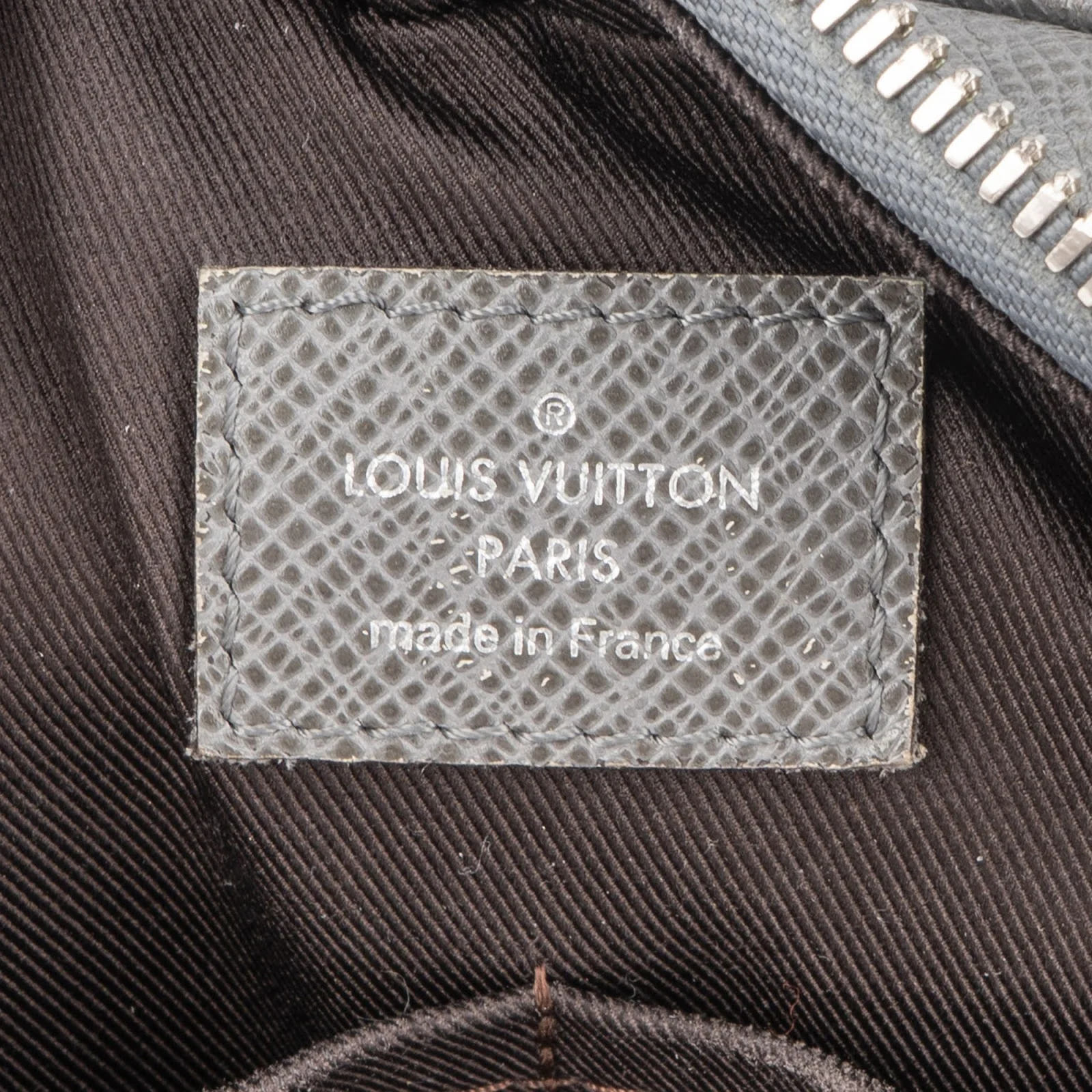 Louis Vuitton Grey Taiga Leather Porte-Documents Voyage Aktentasche
