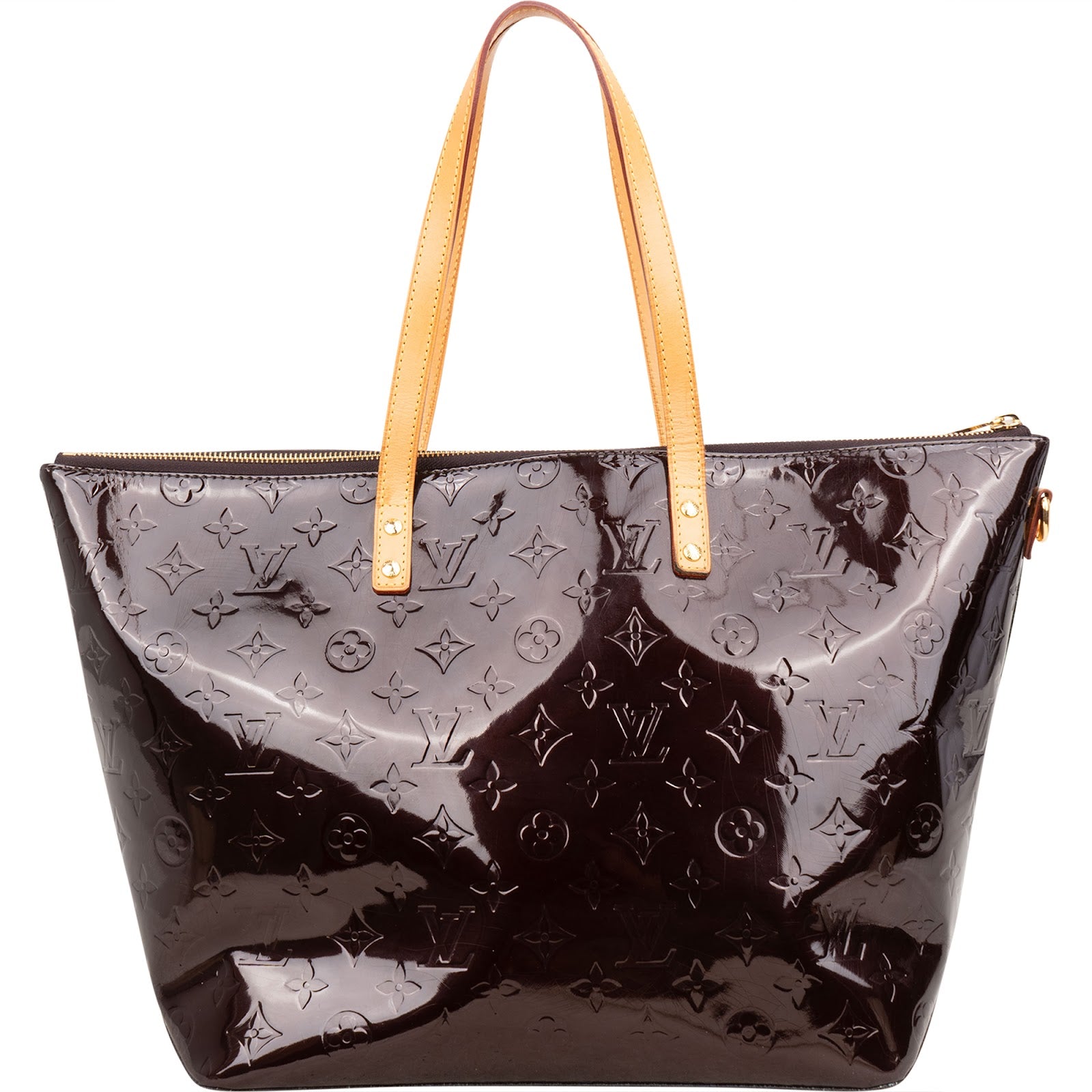 Sac à bandoulière Louis Vuitton Bellevue GM en cuir Monogram Vernis
