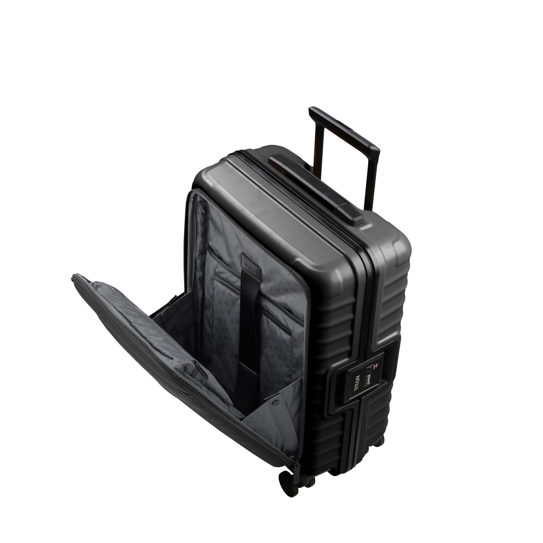 OVERSEAS Handgepäck S mit Vortasche (55 cm) - Nightshade black