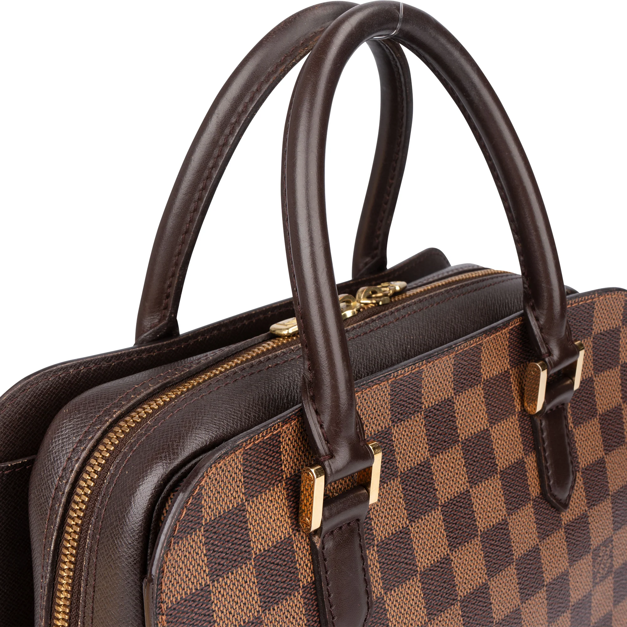 Louis Vuitton Damier Ebene Monogram Triana Handbag