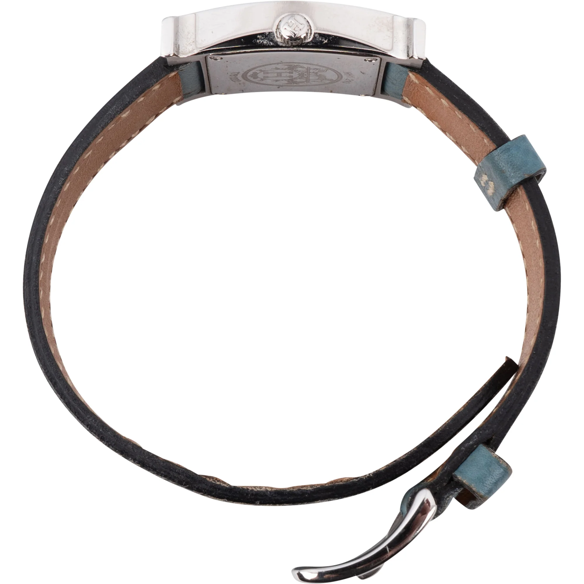 Hermès Silver Tone Heure H Women Watch