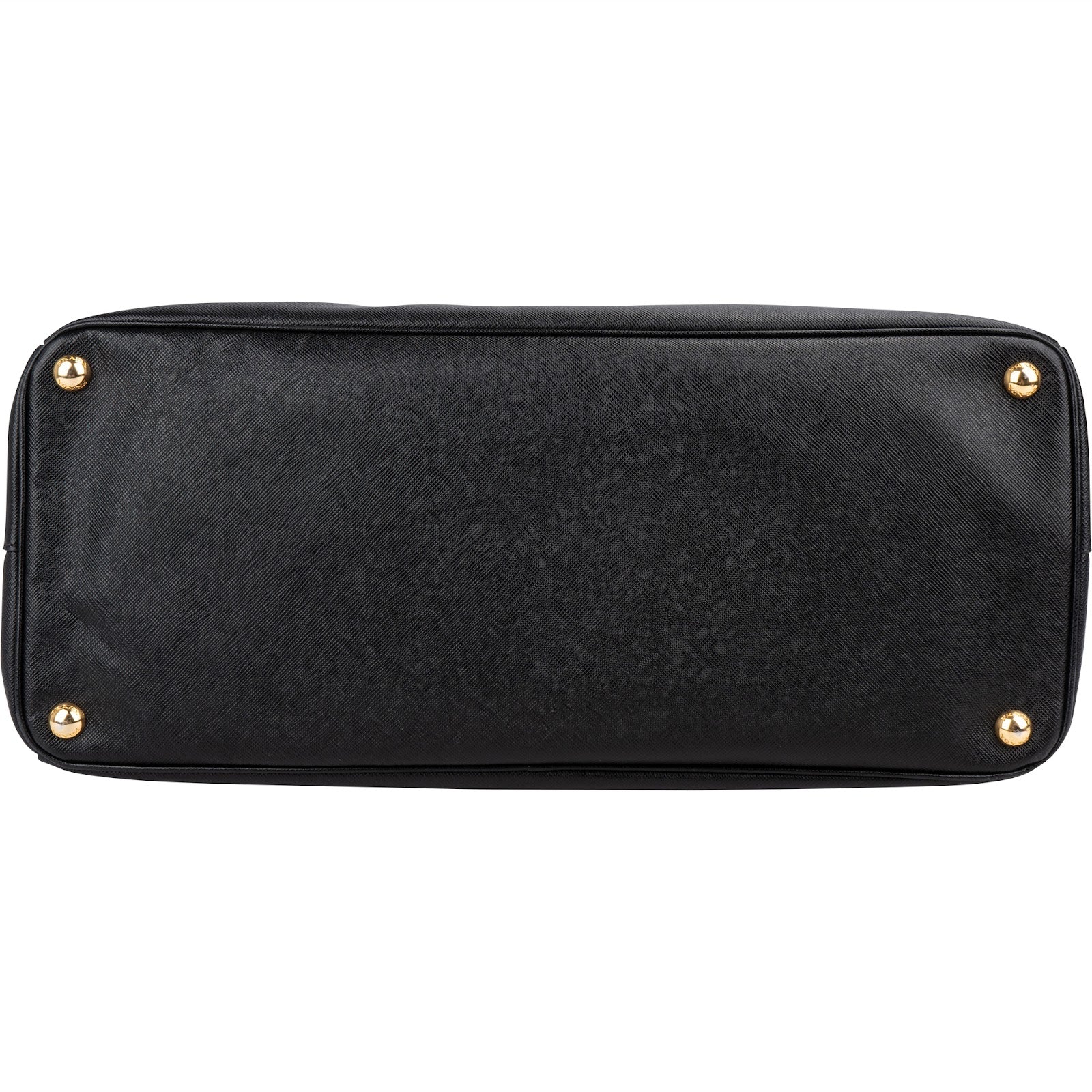 Prada Black Saffiano Leather Galleria Handbag