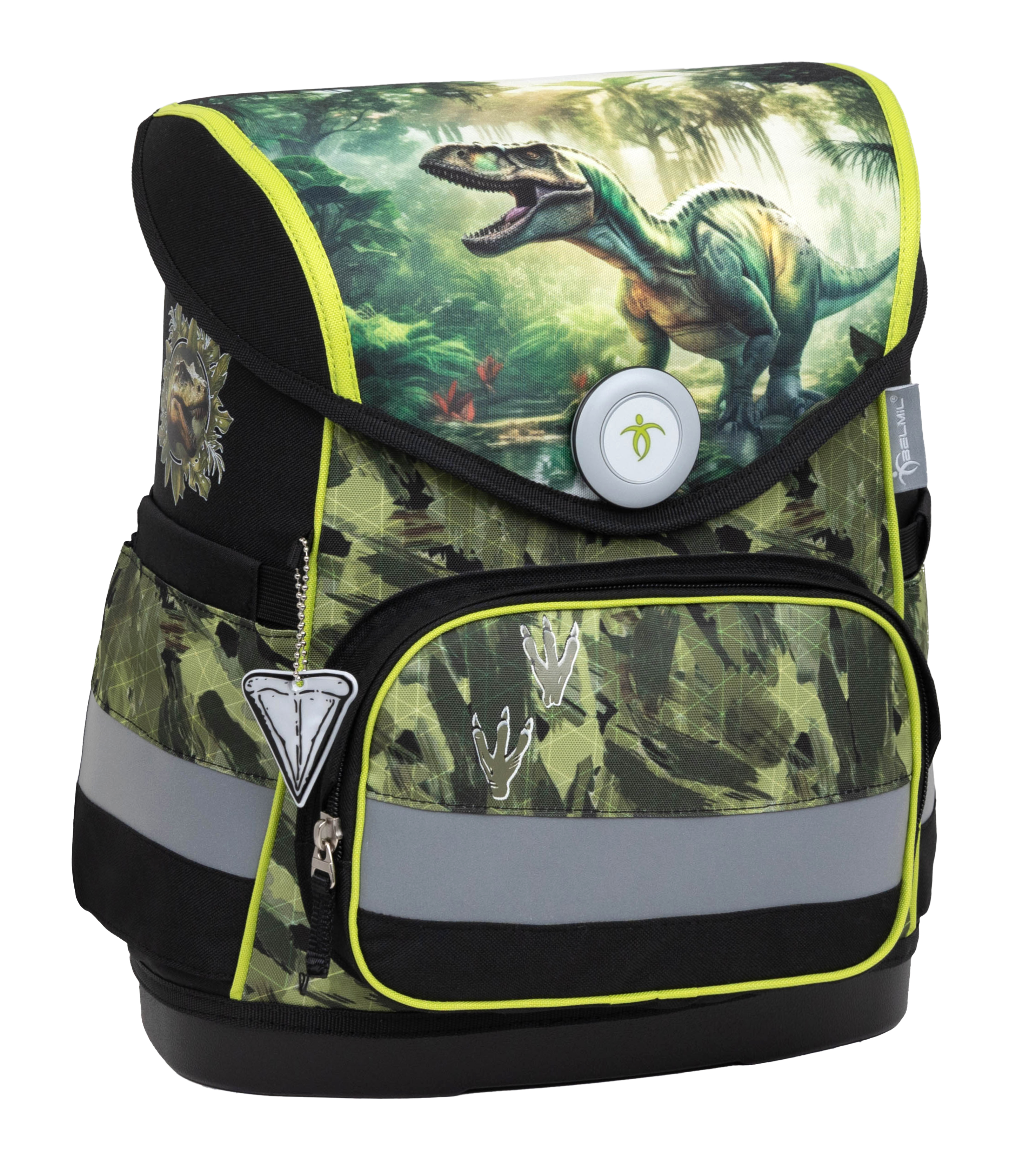 Compact Schulranzen Set 4-teilig mit Brustgurt - Lost World