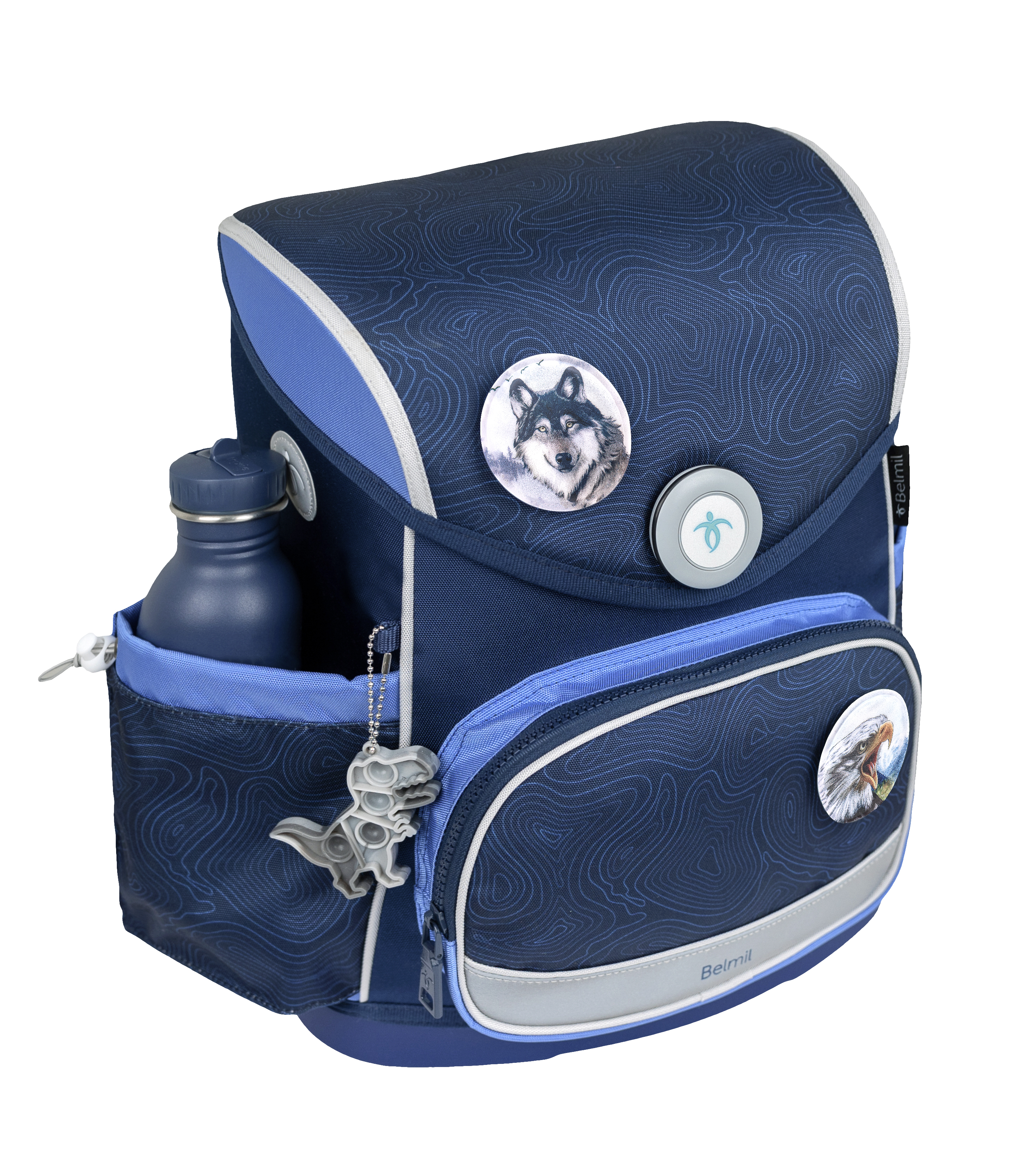 Compact Plus 5-piece satchel set - Topographic