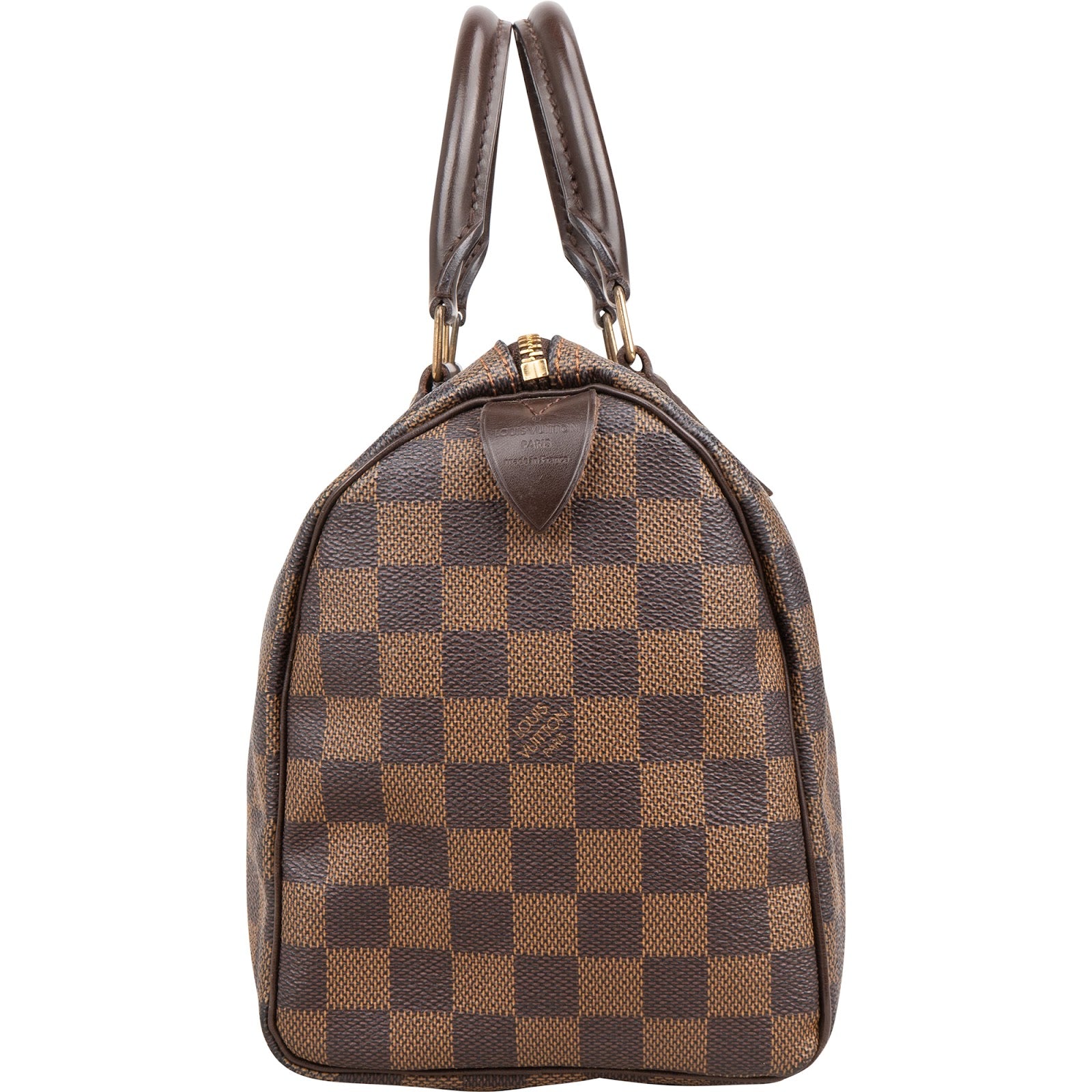 Sac Boston Speedy 25 Louis Vuitton Monogram Damier Ebene