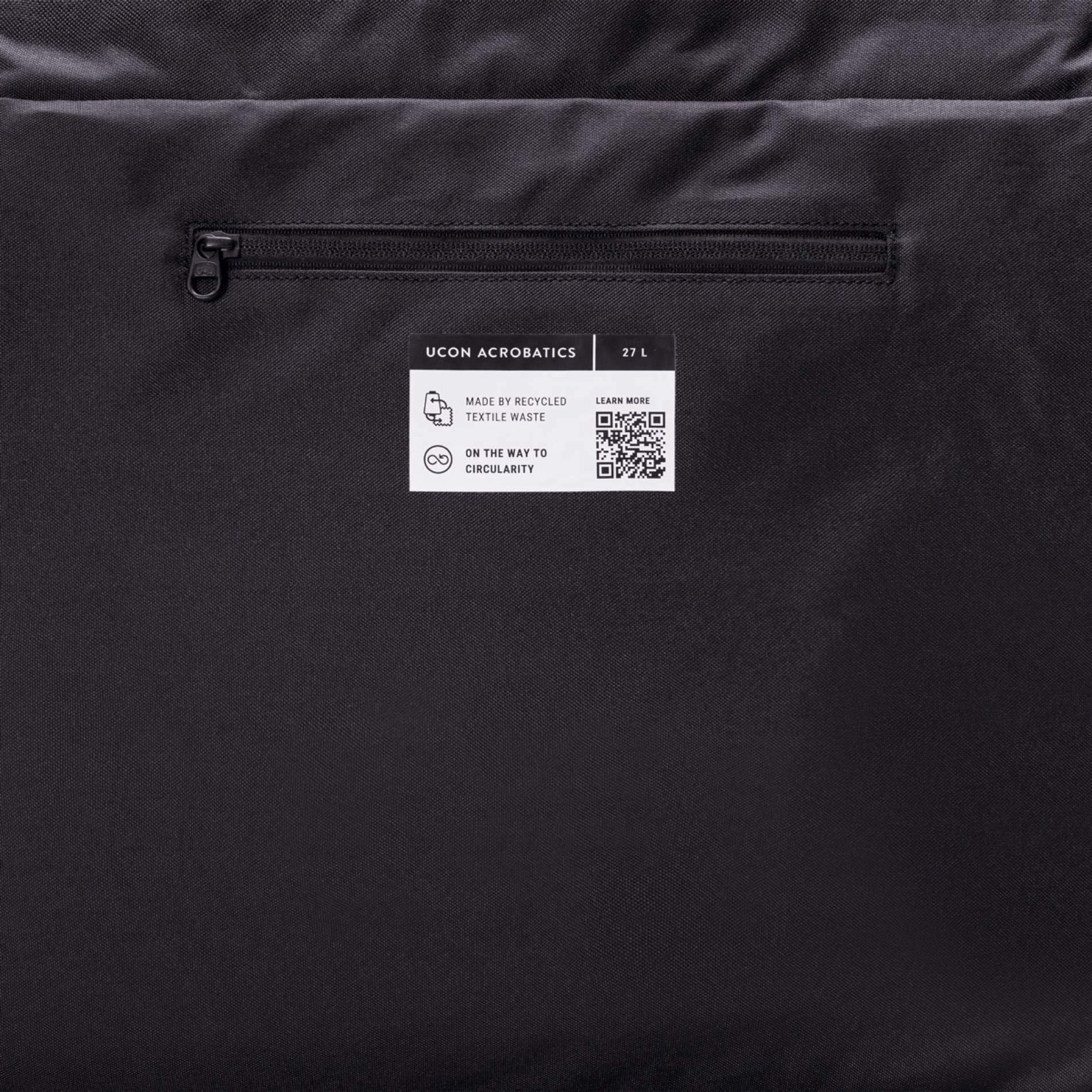 Olivia Puffy Bag Large Moss - Black