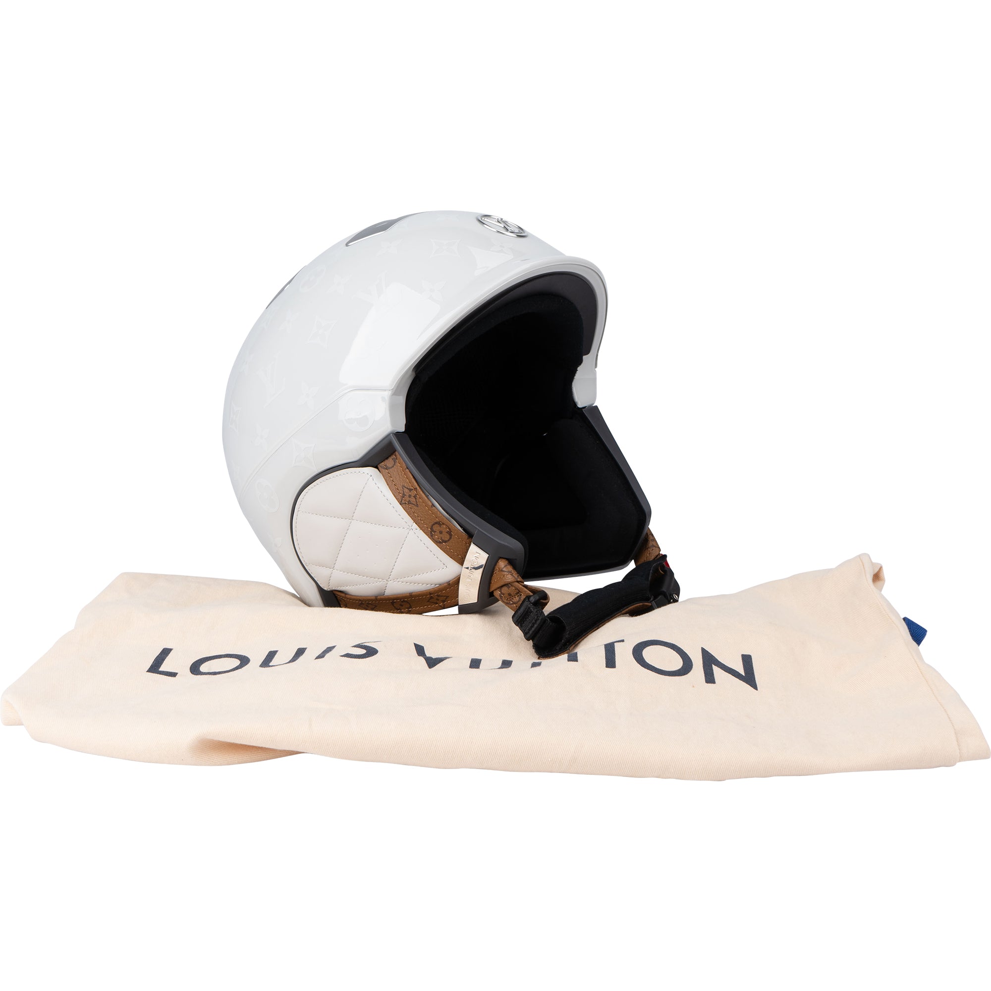 Louis Vuitton White Monogram Ski / Snowboard Helm