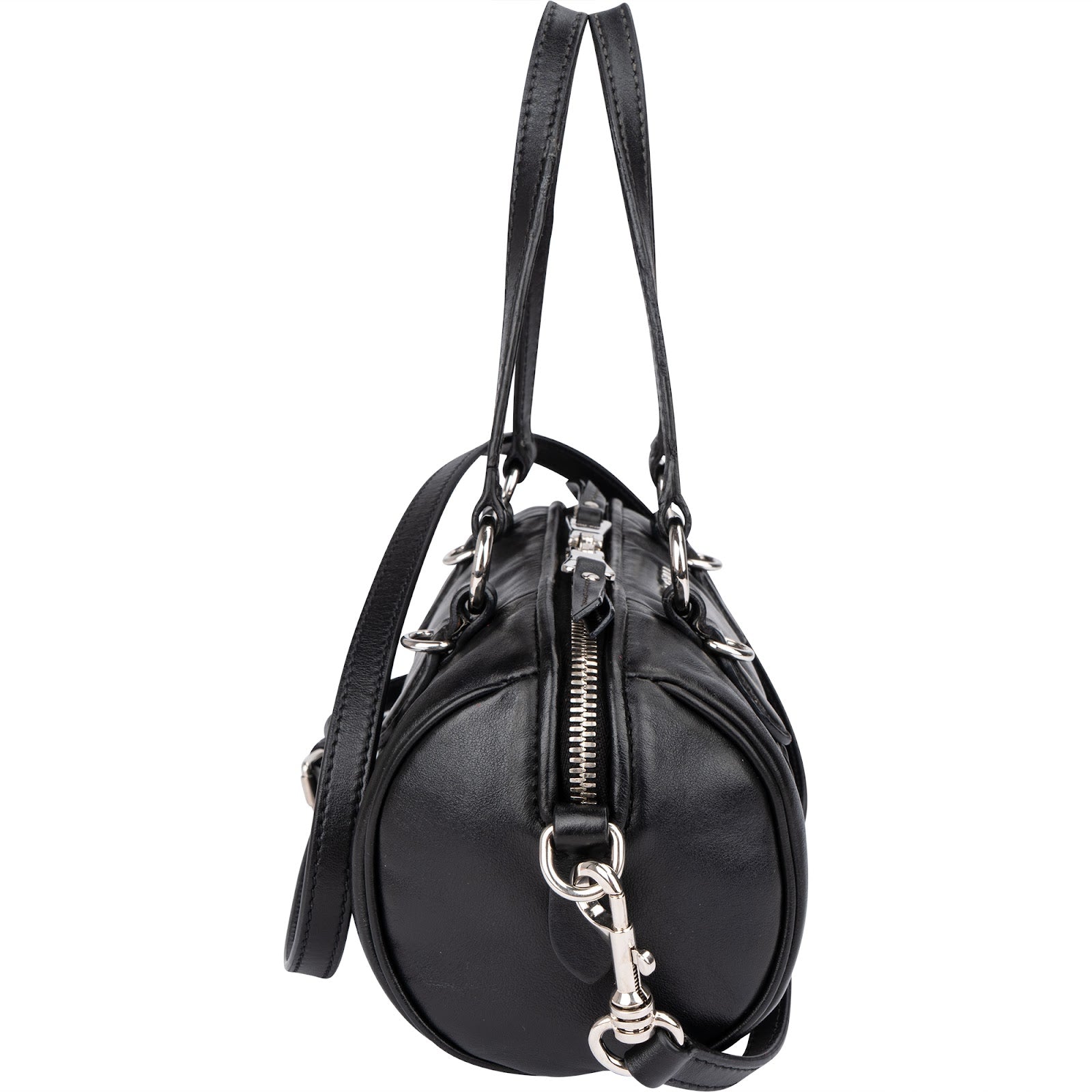Miu Miu Soft Calf Leather Mini Boston Crossbody Bag