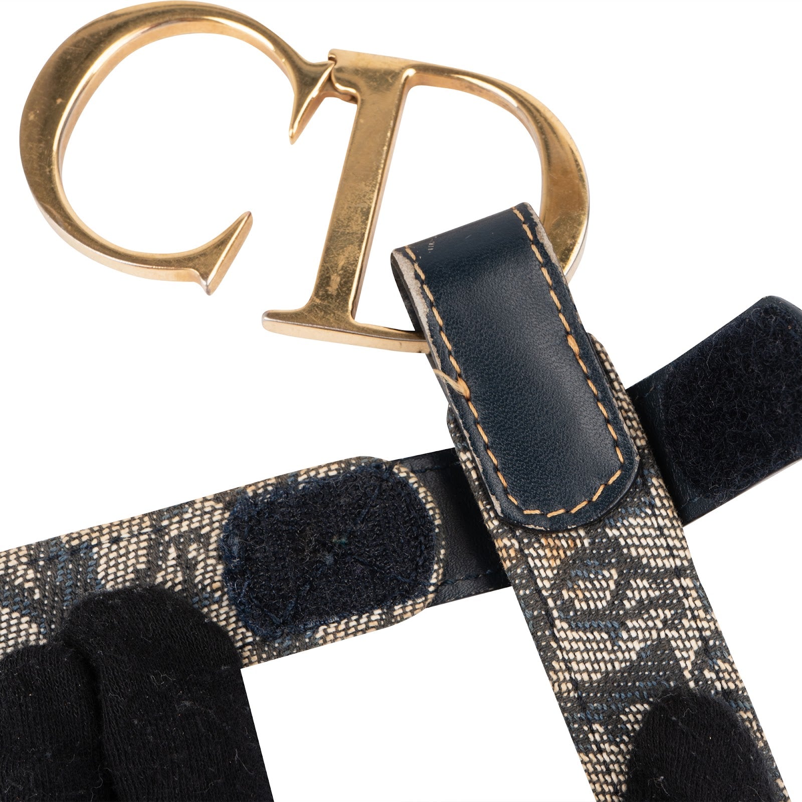 Christian Dior Trotter Monogram CD Buckle Belt (75)