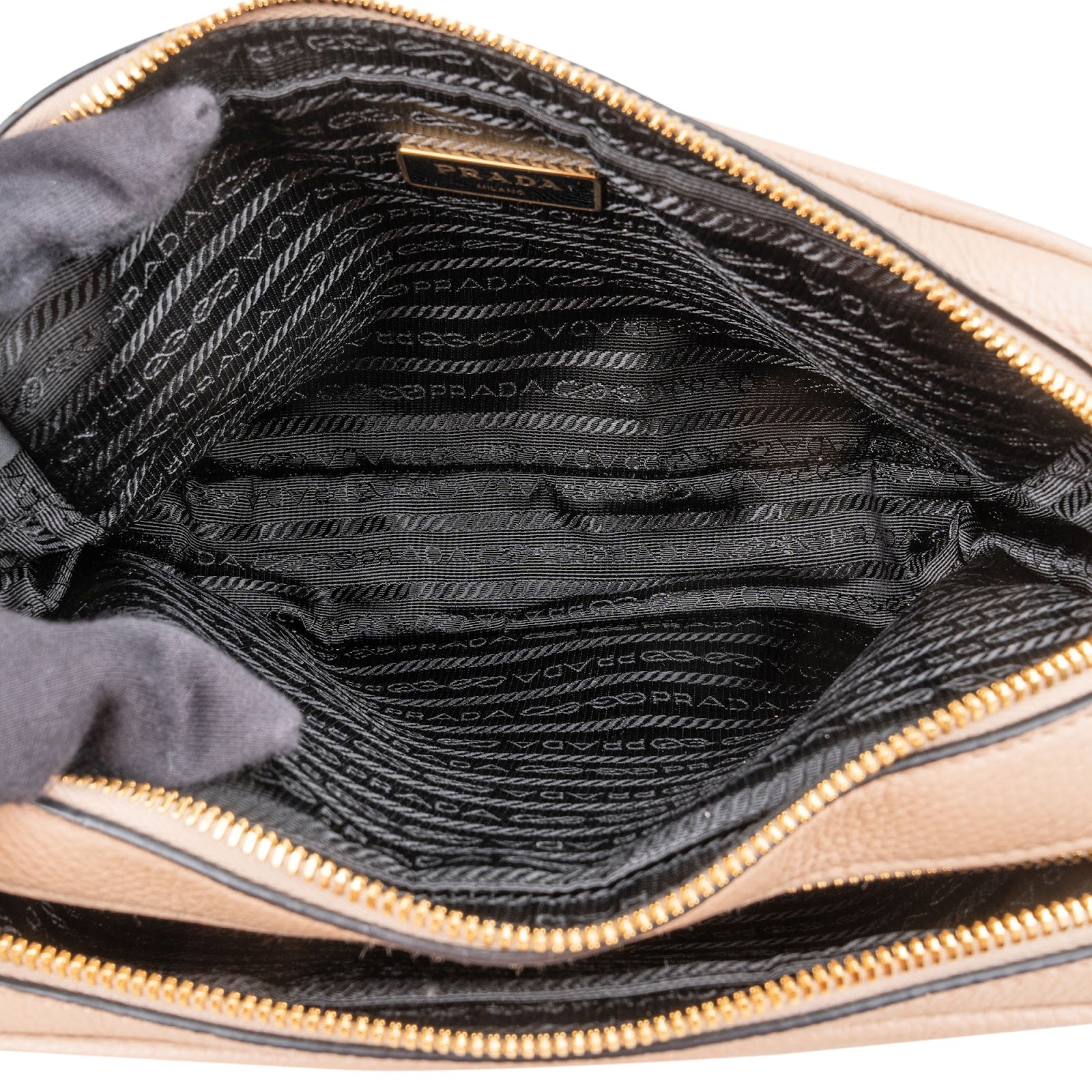Prada Vitello Daino Leather Camera Bag