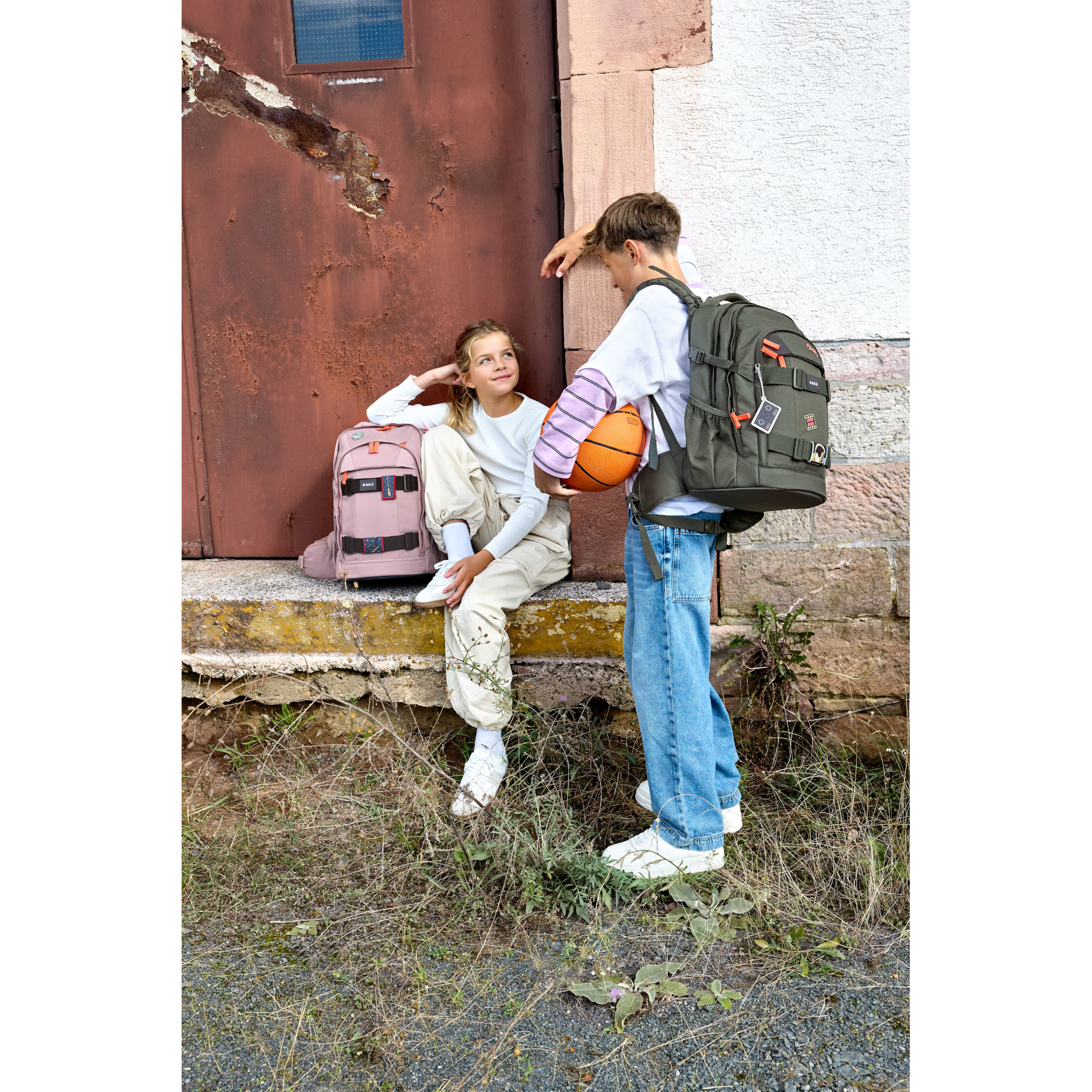 School Backpack Origin Bold - Dark Olive