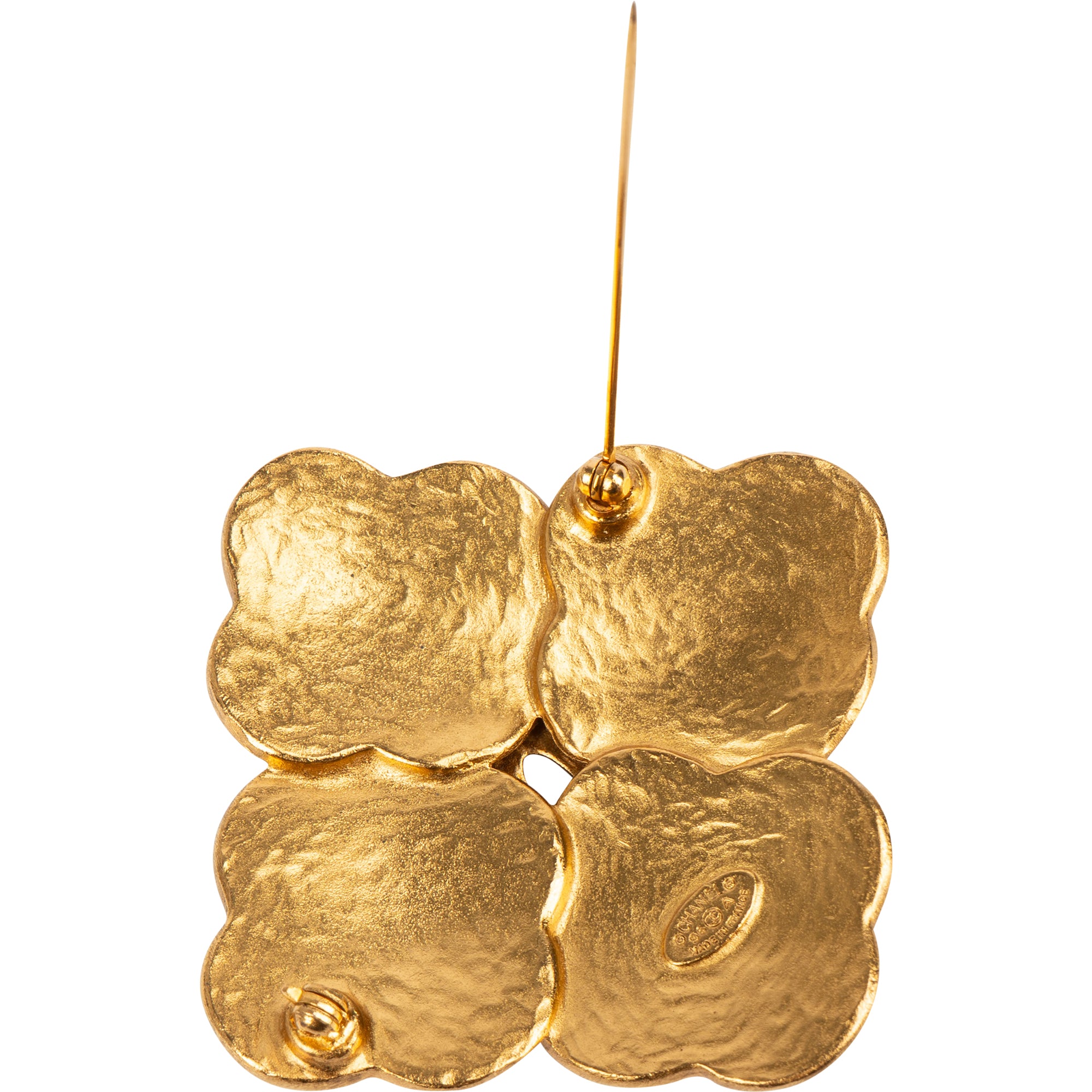 Chanel Golden Ramble CC Brooch