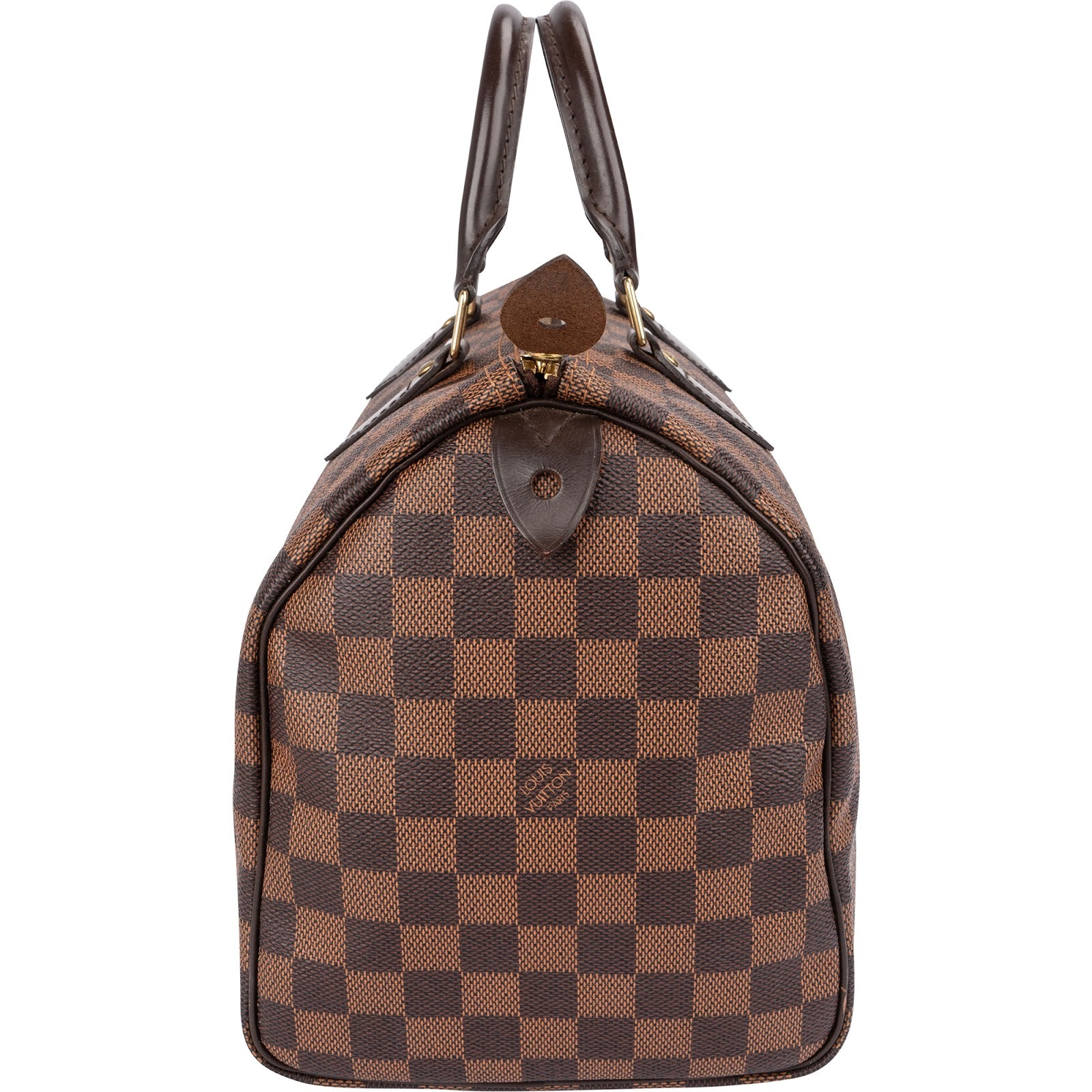 Louis Vuitton Monogram Damier Ebene Speedy 30 Boston Bag