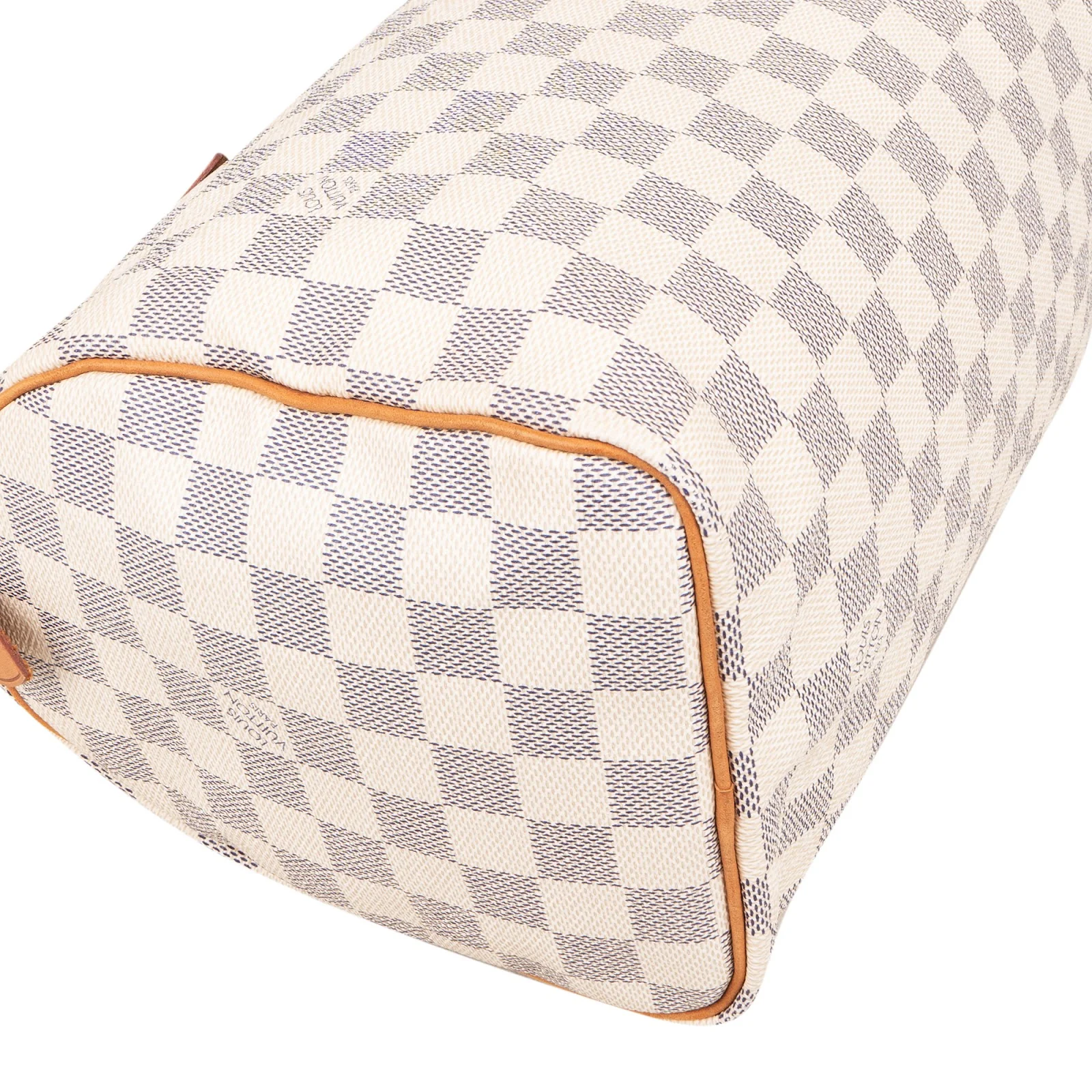 Louis Vuitton Monogram Damier Azur Canvas Speedy 25 Boston Bag