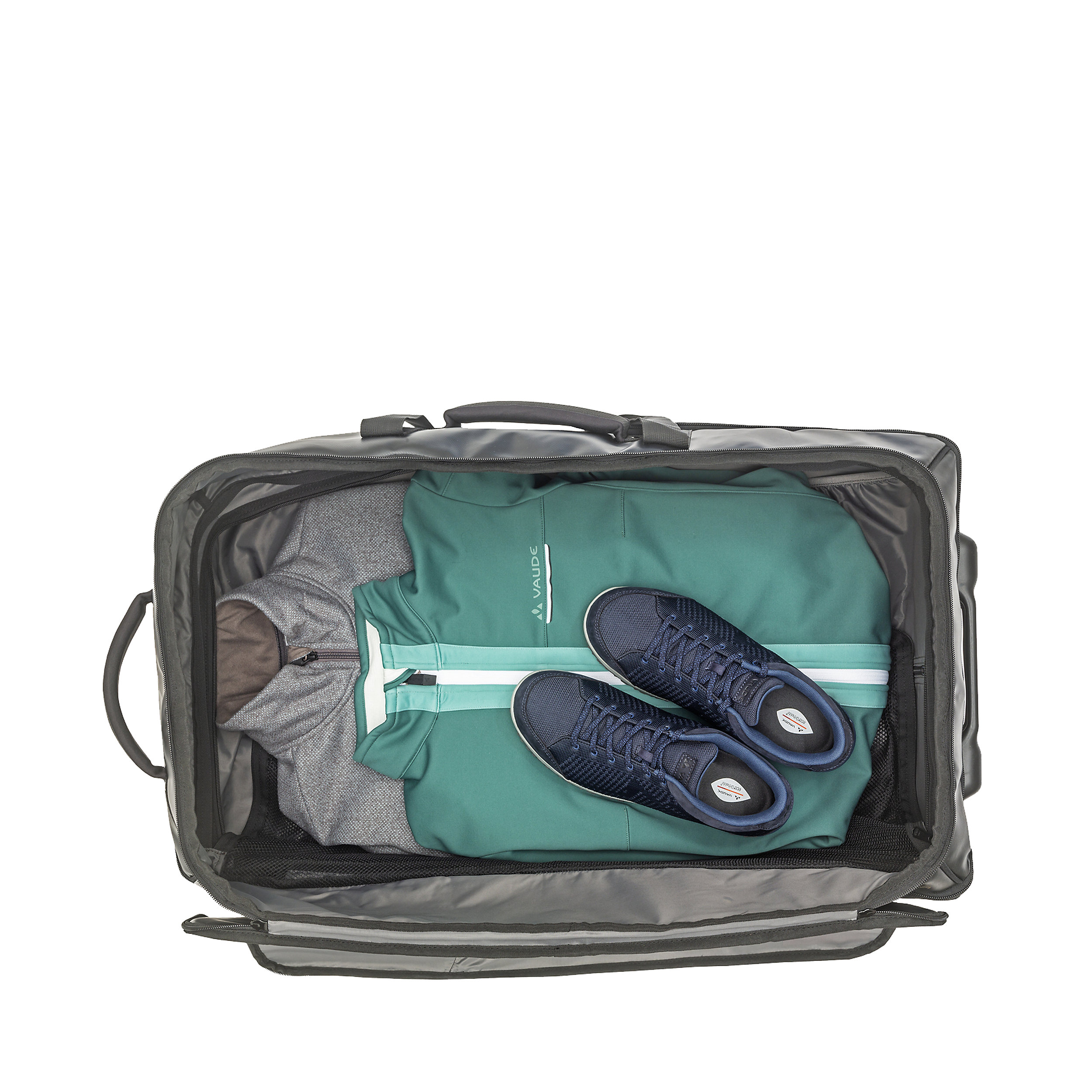 Rollenreisetasche mit 2 Rollen Rotuma 90 New Islands L - mocca braun