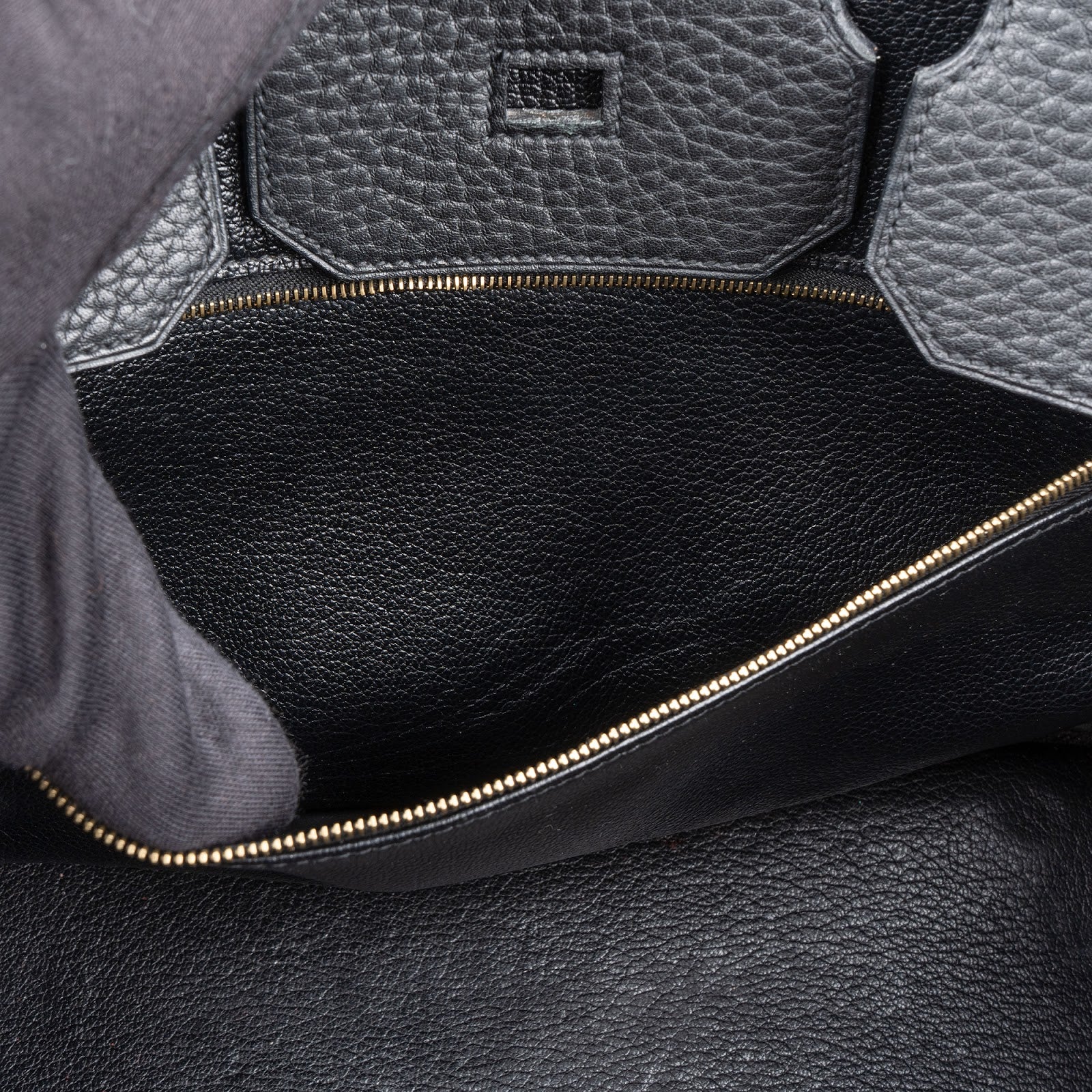 Hermès Noir Togo Leather Birkin 35 Gold Hardware Handbag