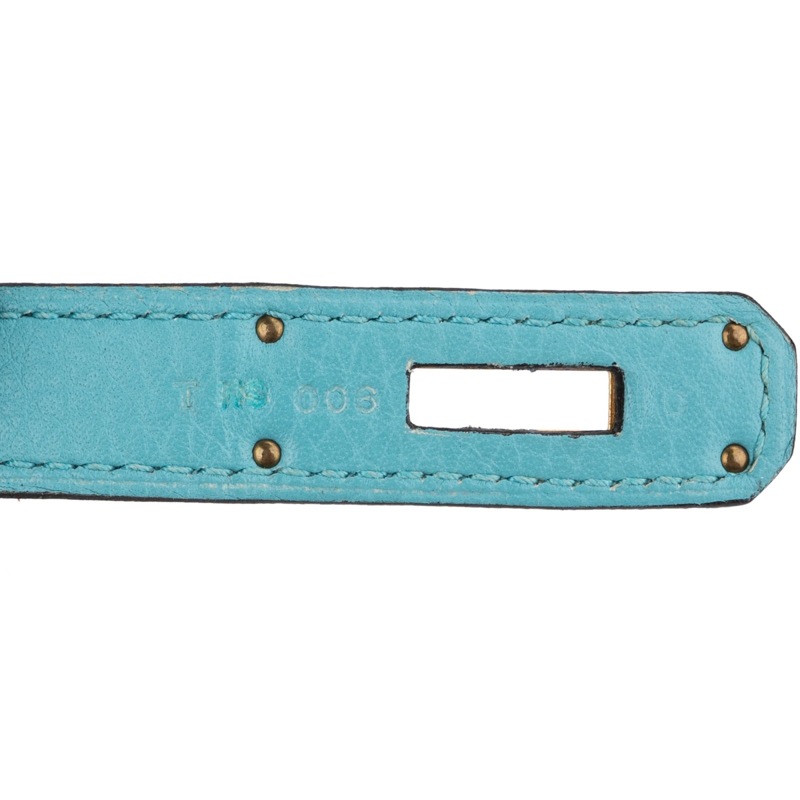 Hermès – Kelly 32 Handbag in Bleu Saint-Cyr