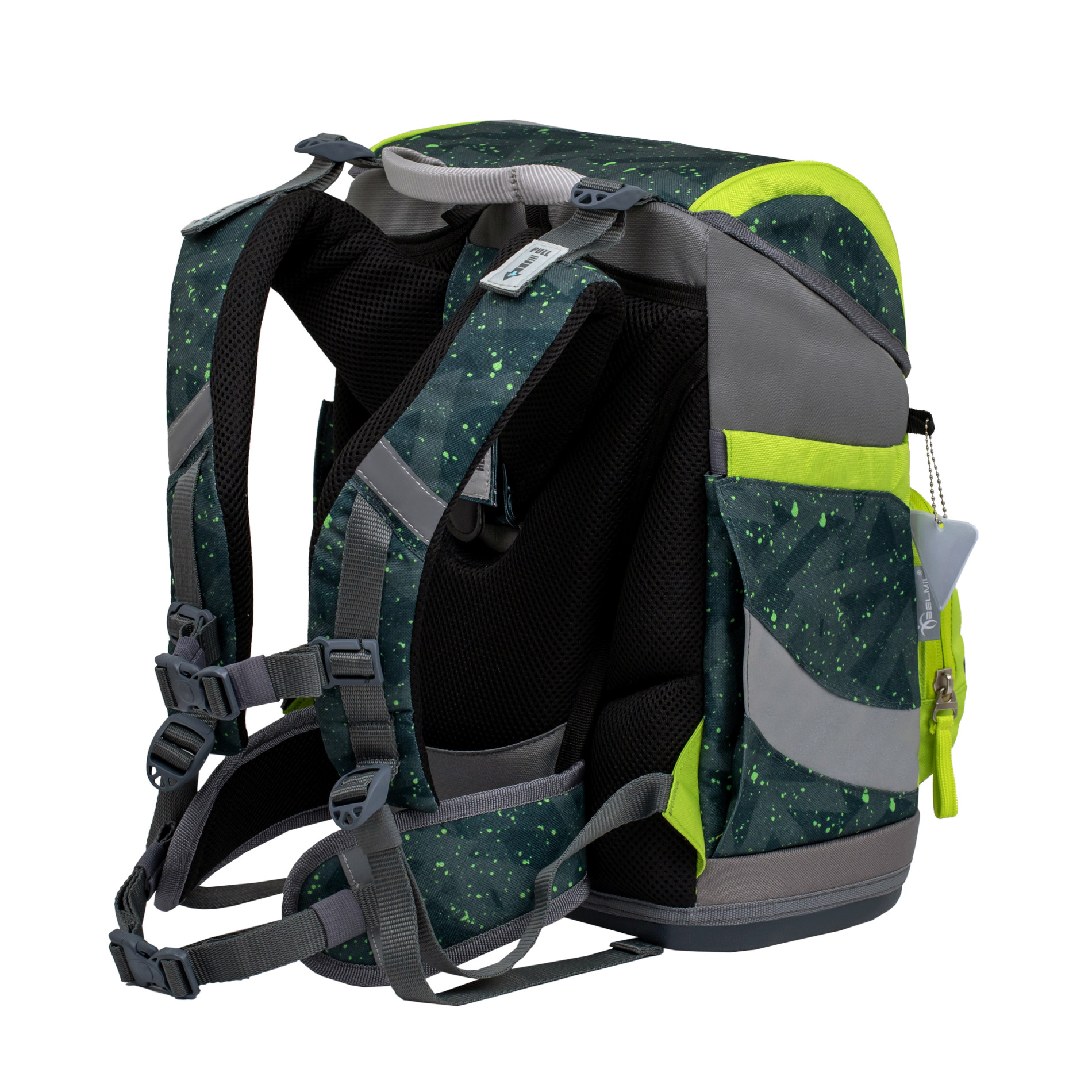 Smarty ergonomisches Schulranzenset 5tlg. - "Green Splash"