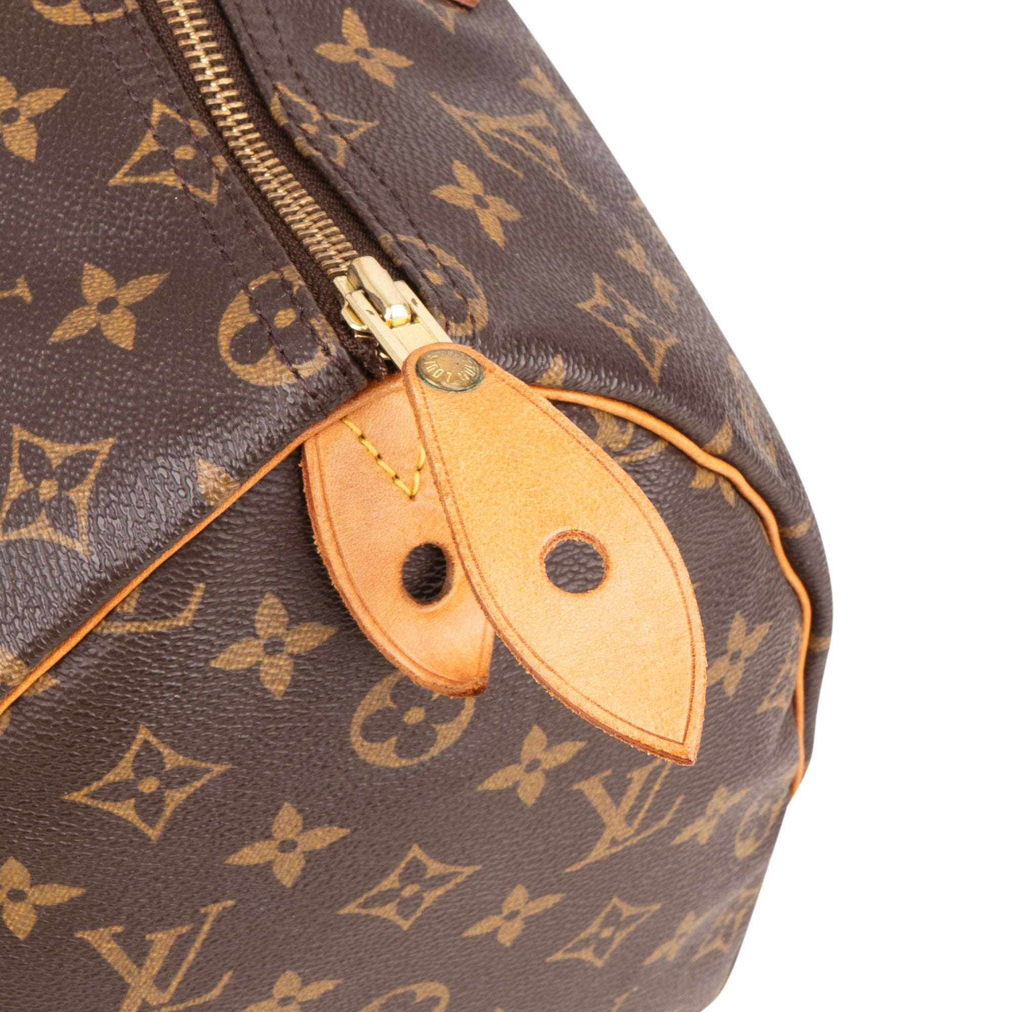 Louis Vuitton Canvas Monogram Speedy 35 Boston Bag