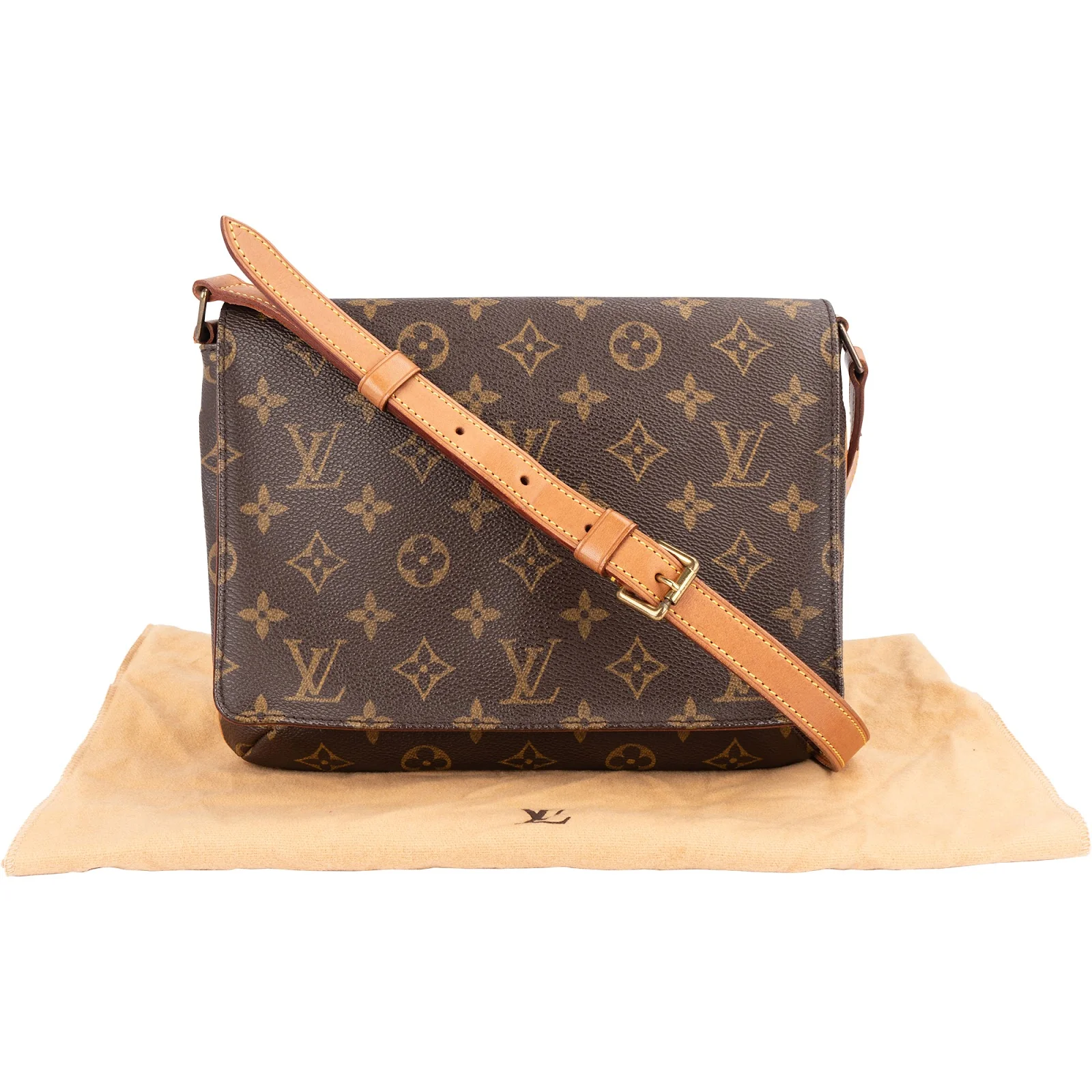 Louis Vuitton Monogram Canvas Musette Tango Shoulder Bag