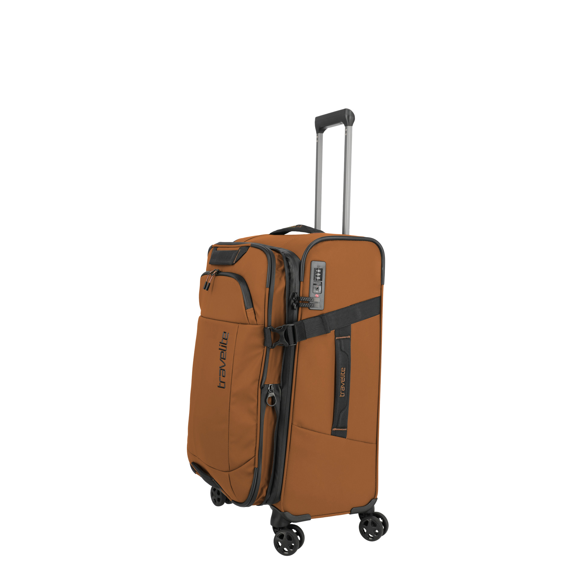 BRIIZE Trolley M (67 cm) erweiterbar - Curry