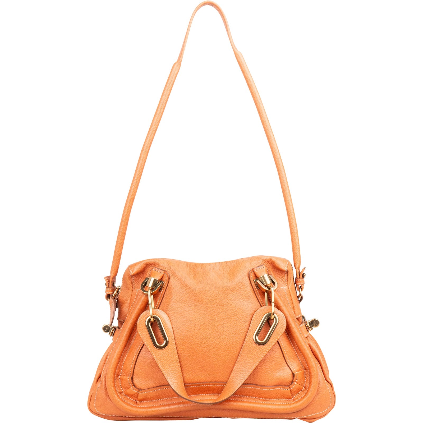 Chloé Grained Leather Paraty Handbag
