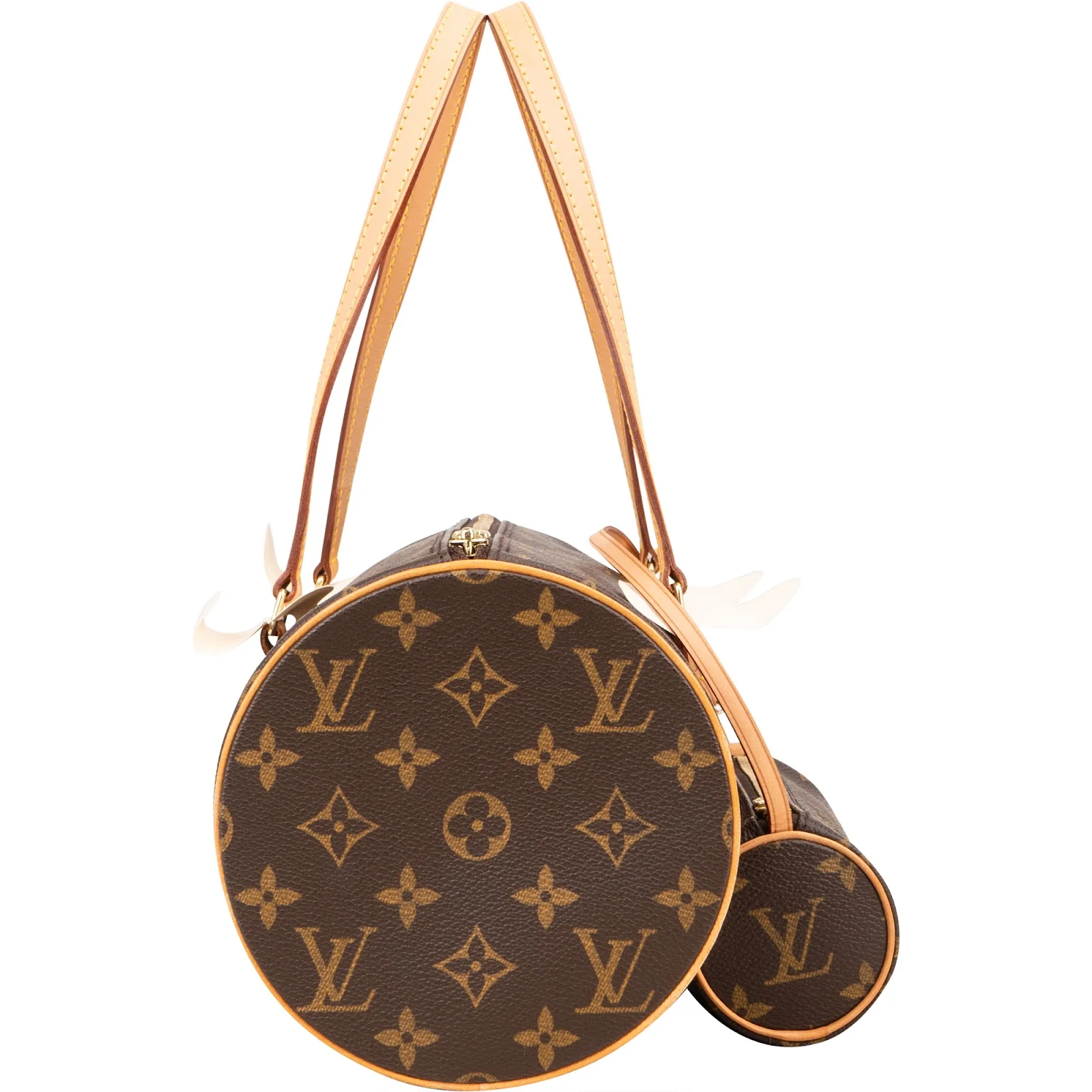 Louis Vuitton Monogram Canvas Papillon Set Shoulder Bag