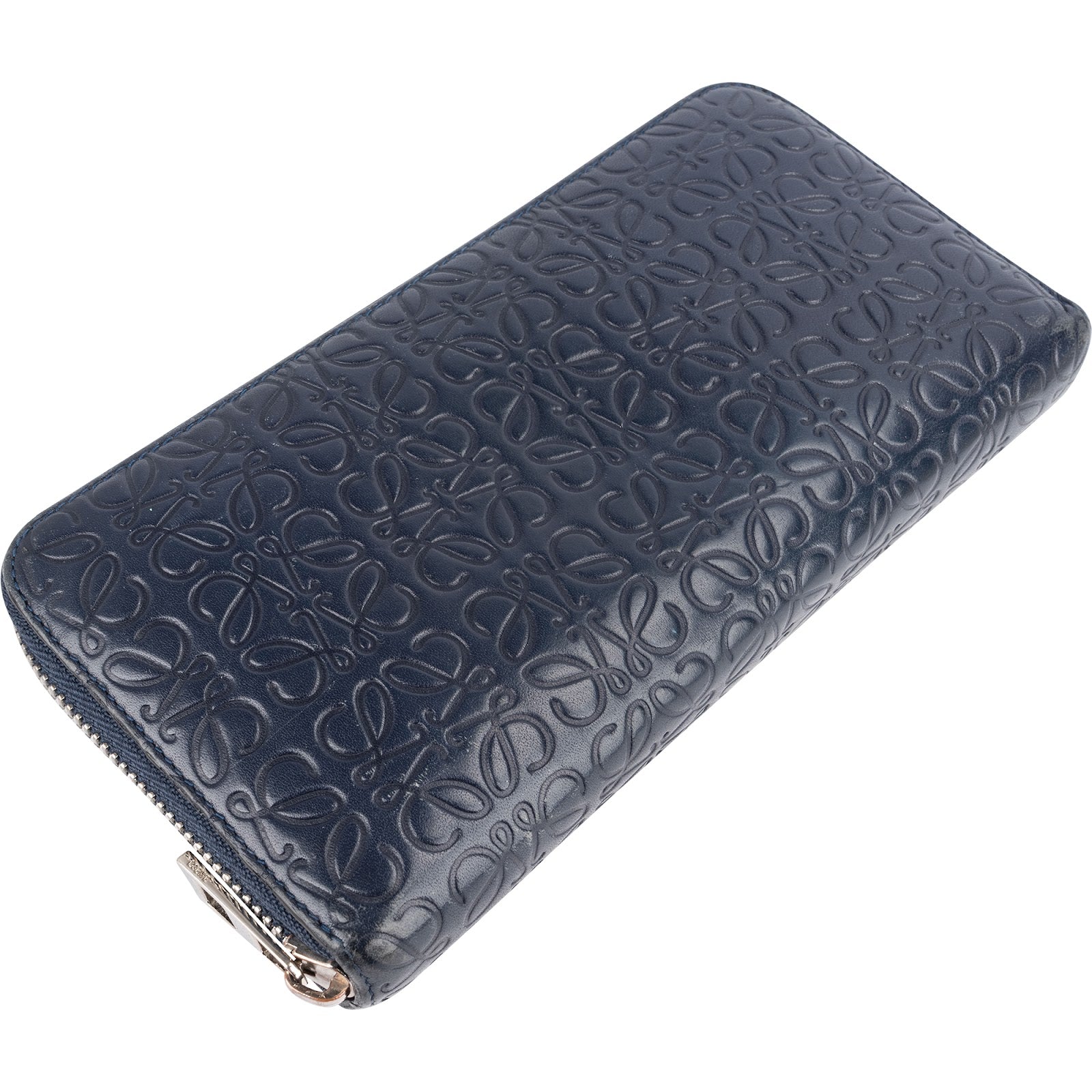 Portfel Loewe Leather Monogram Anagram z zamkiem błyskawicznym